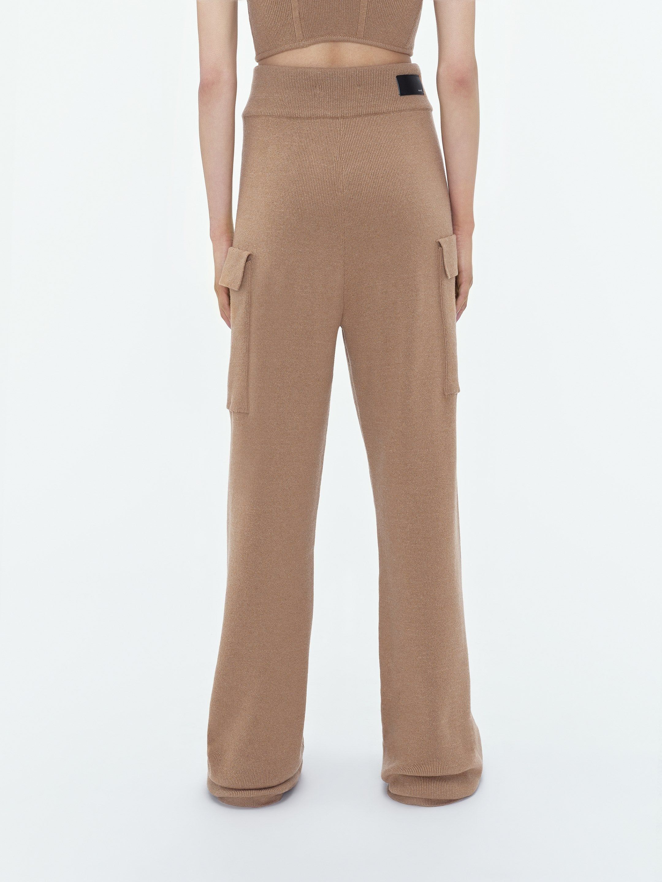 WOMEN - AMIRI STACK CARGO SWEATPANT - Camel sold by AMIRI product image thumbnail 4