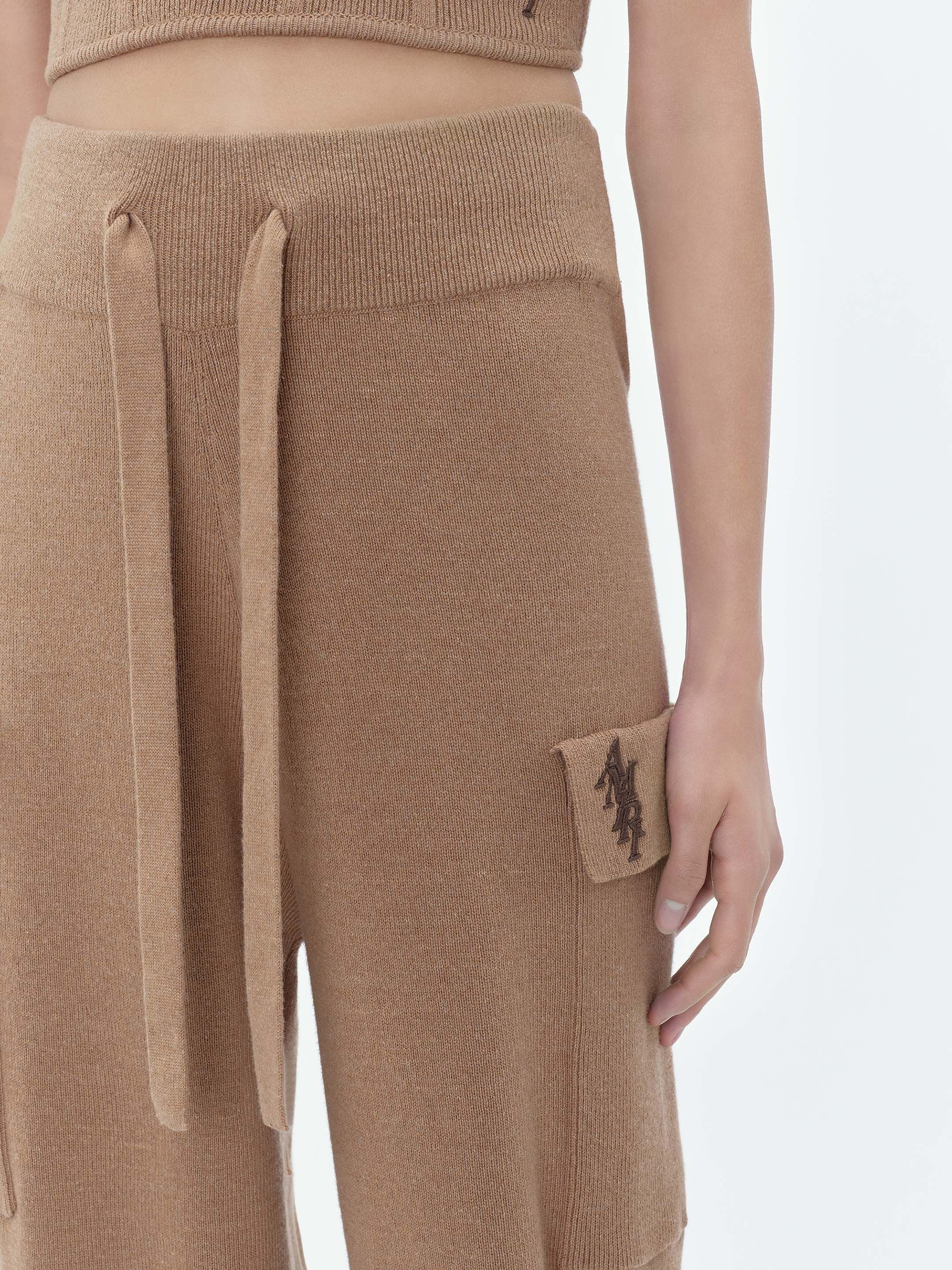WOMEN - AMIRI STACK CARGO SWEATPANT - Camel sold by AMIRI product image thumbnail 5