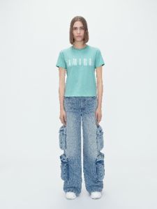 WOMEN - AMIRI CORE LOGO TEE - GREEN sold by AMIRI