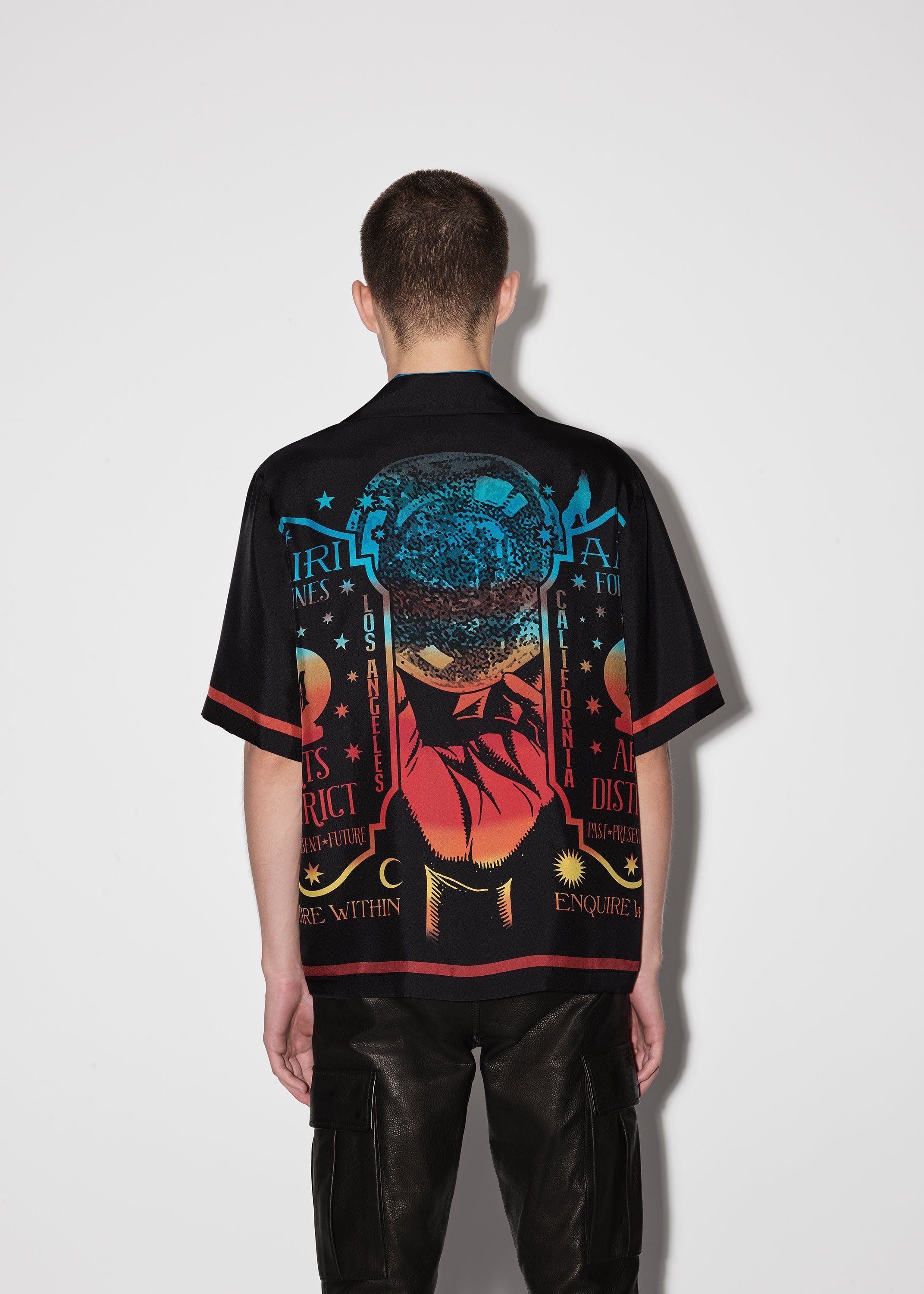 AMIRI FORTUNE BOWLING SHIRT - BLACK sold by AMIRI product image thumbnail 4