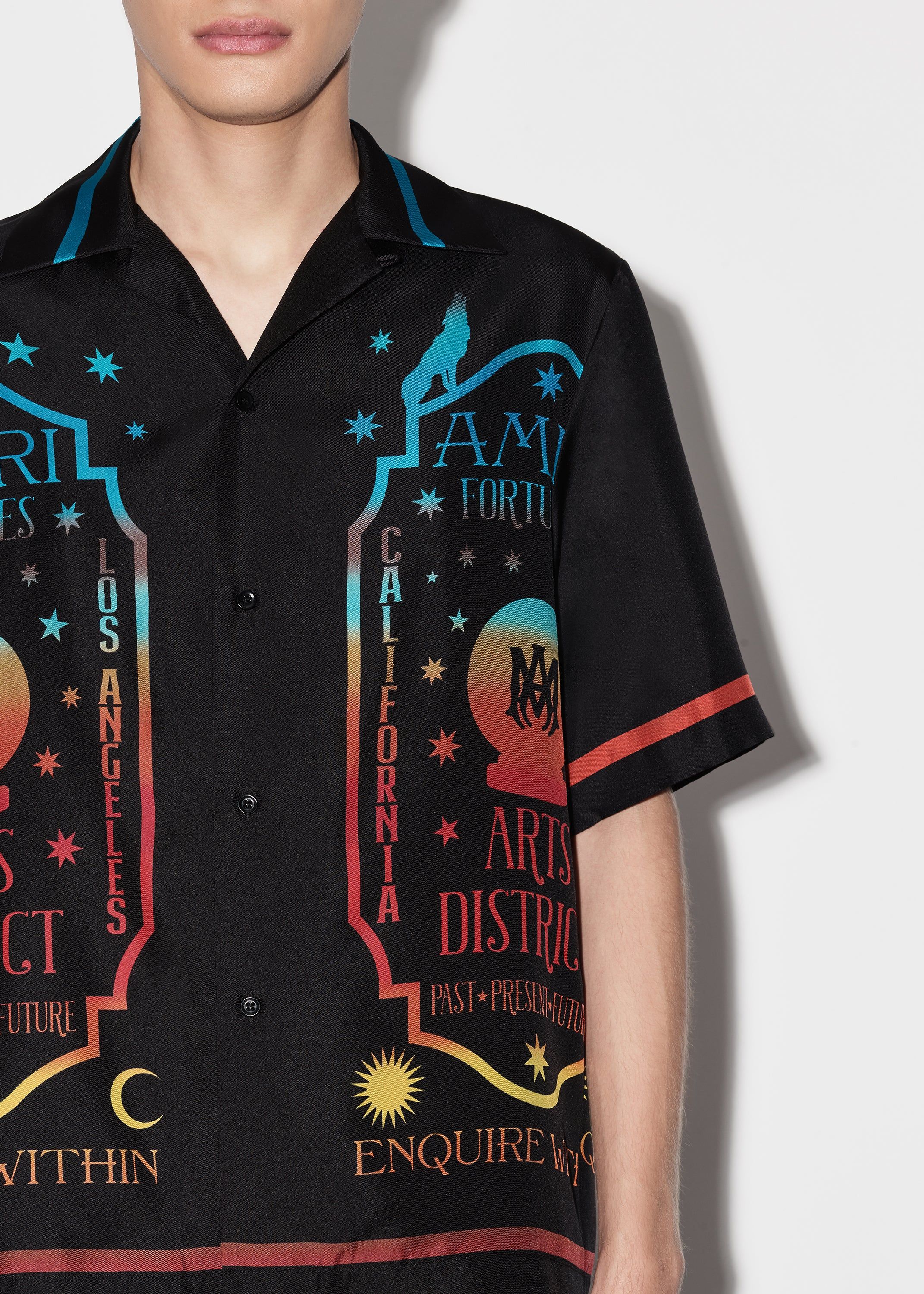 AMIRI FORTUNE BOWLING SHIRT - BLACK sold by AMIRI product image thumbnail 5