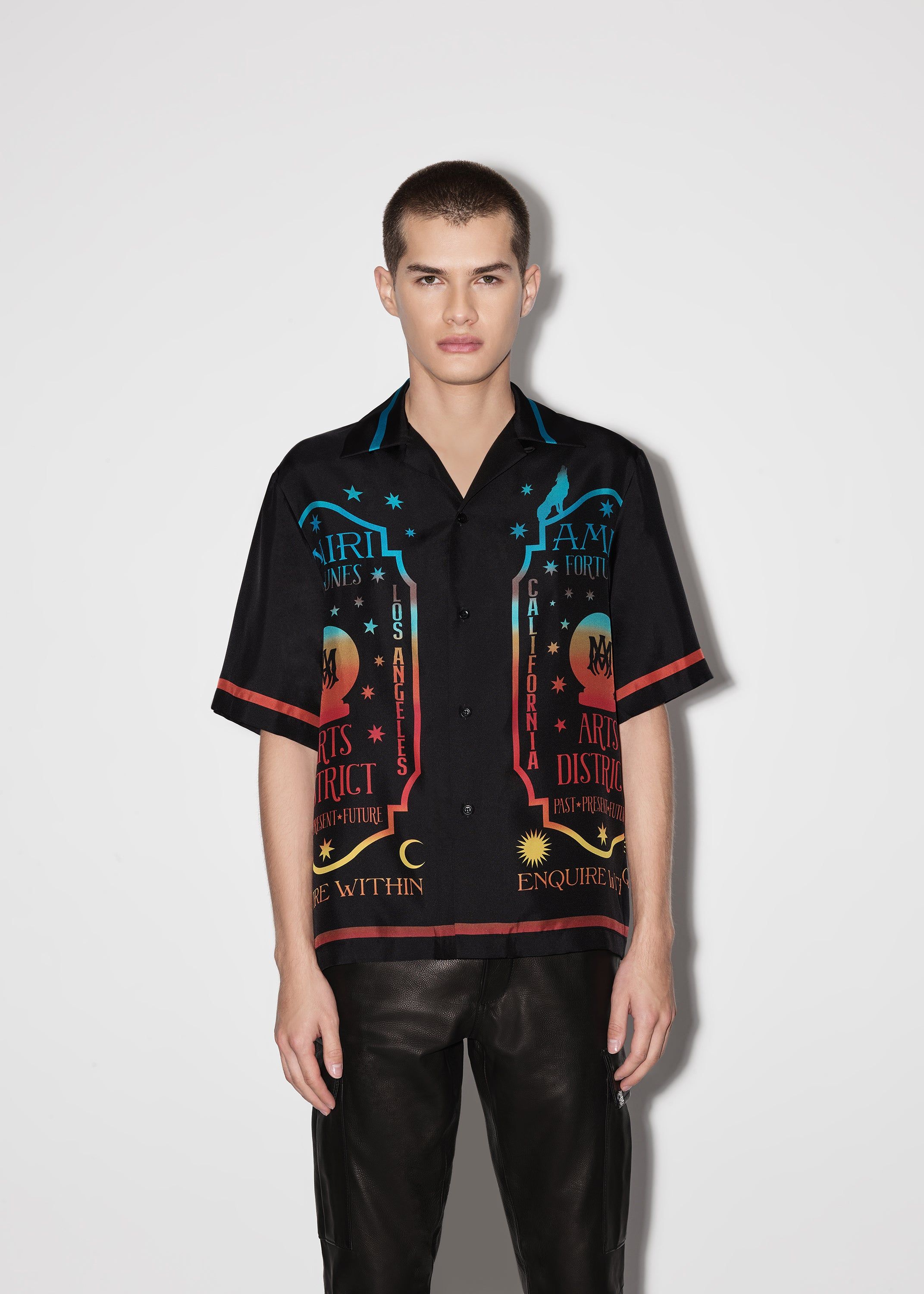 AMIRI FORTUNE BOWLING SHIRT - BLACK sold by AMIRI product image thumbnail 2