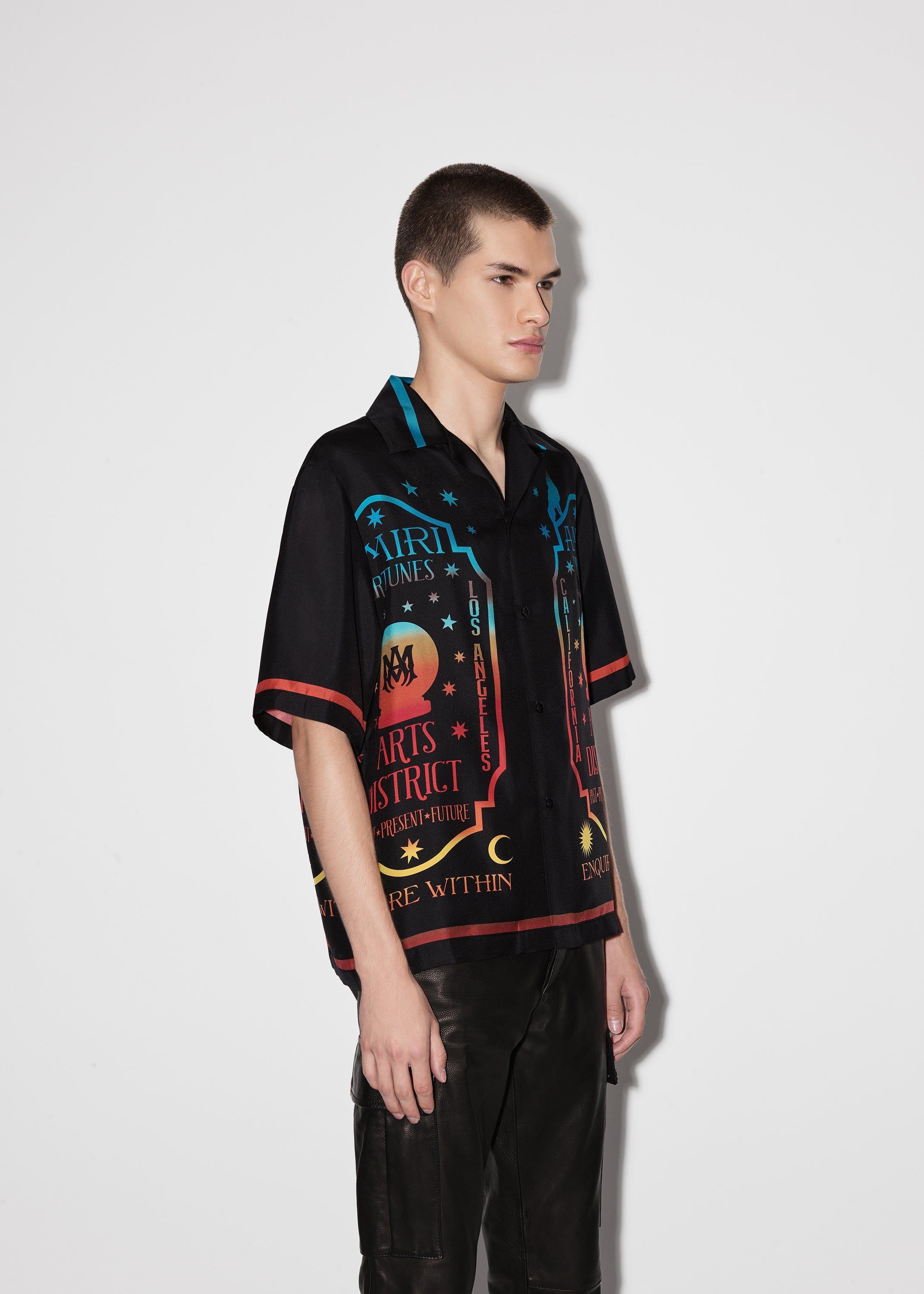 AMIRI FORTUNE BOWLING SHIRT - BLACK sold by AMIRI product image thumbnail 3