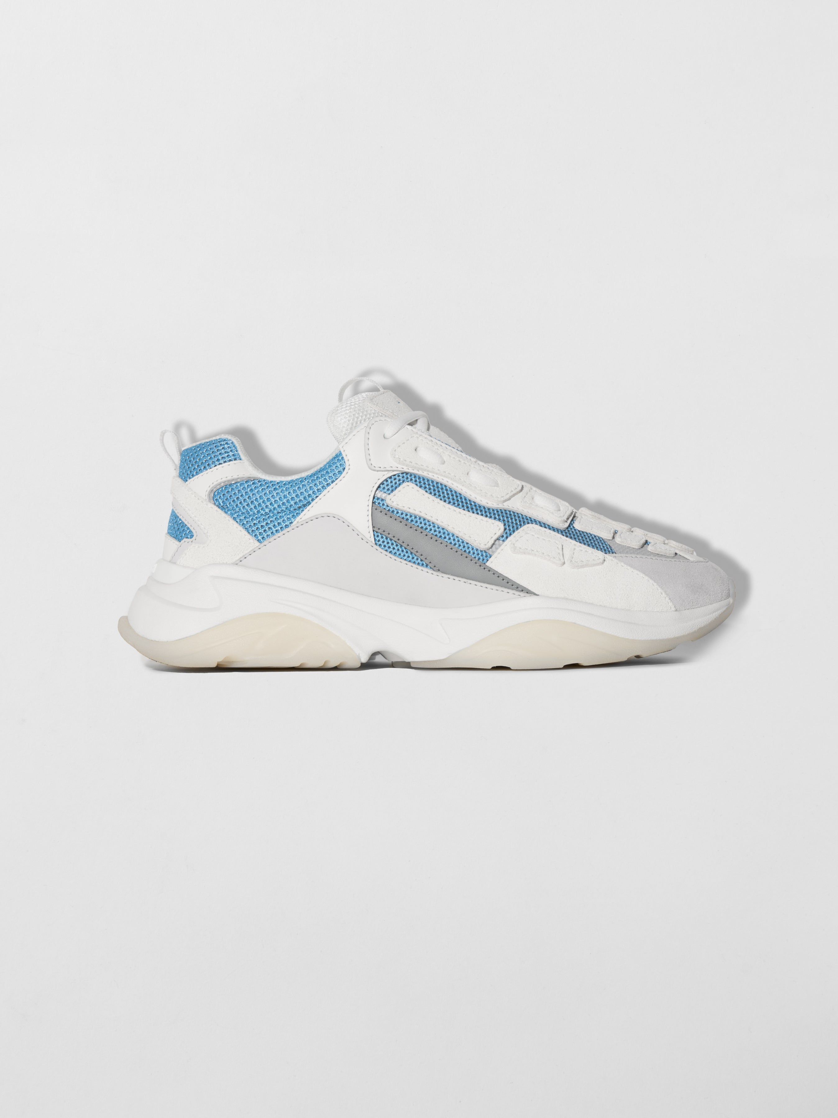 BONE RUNNER - TEAL WHITE sold by AMIRI