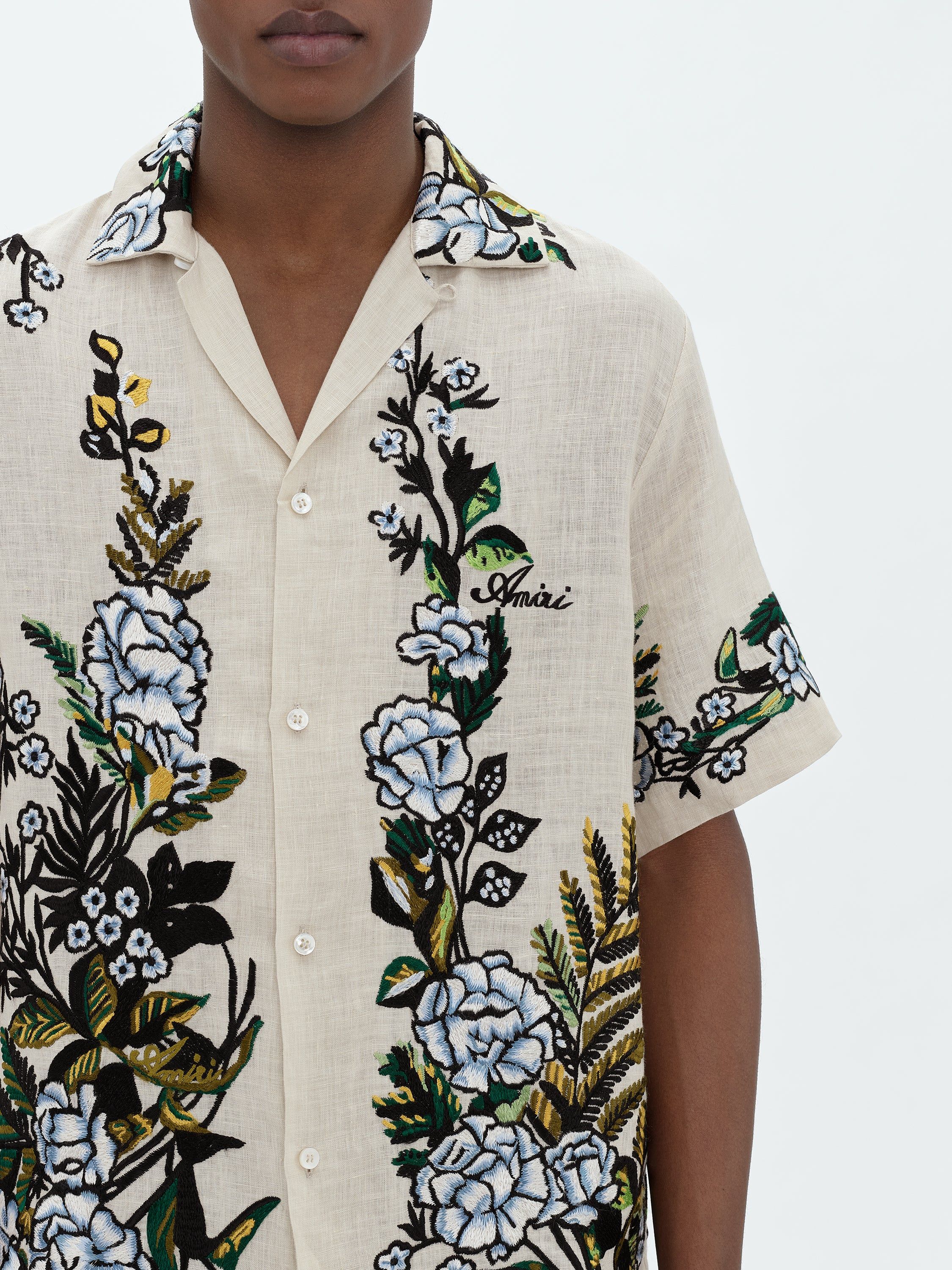 AMIRI FLORAL SHIRT - ALABASTER sold by AMIRI product image thumbnail 5