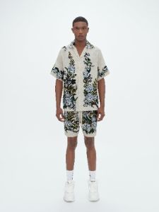 AMIRI FLORAL SHIRT - ALABASTER sold by AMIRI
