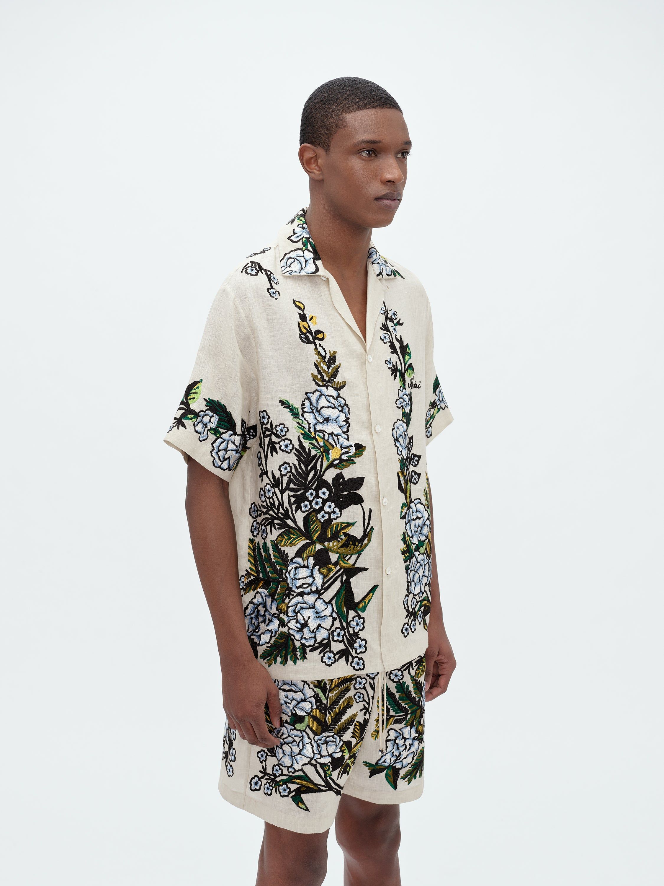AMIRI FLORAL SHIRT - ALABASTER sold by AMIRI product image thumbnail 3