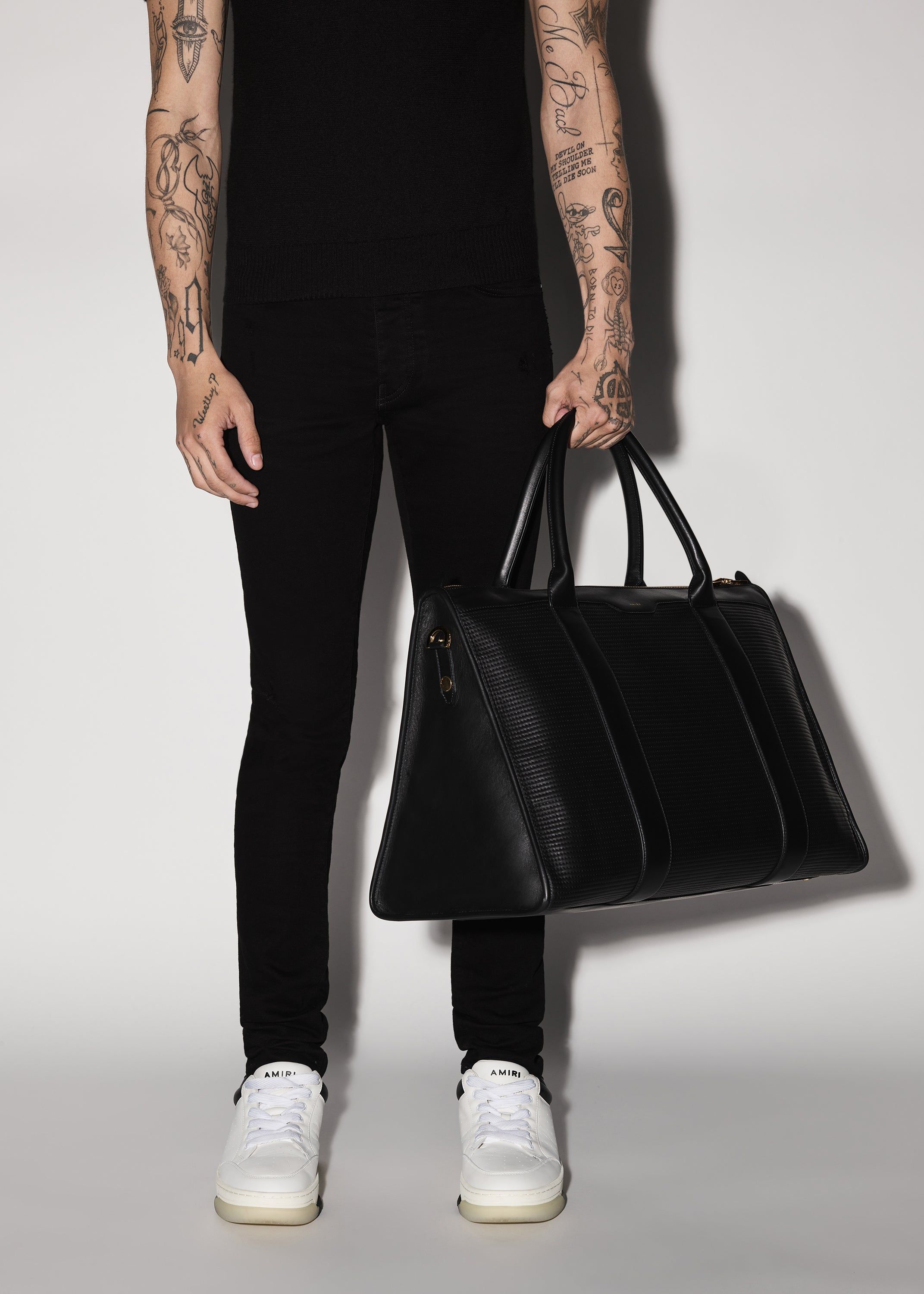 NAPPA MX1 PADDING WEEKENDER - BLACK sold by AMIRI product image thumbnail 3