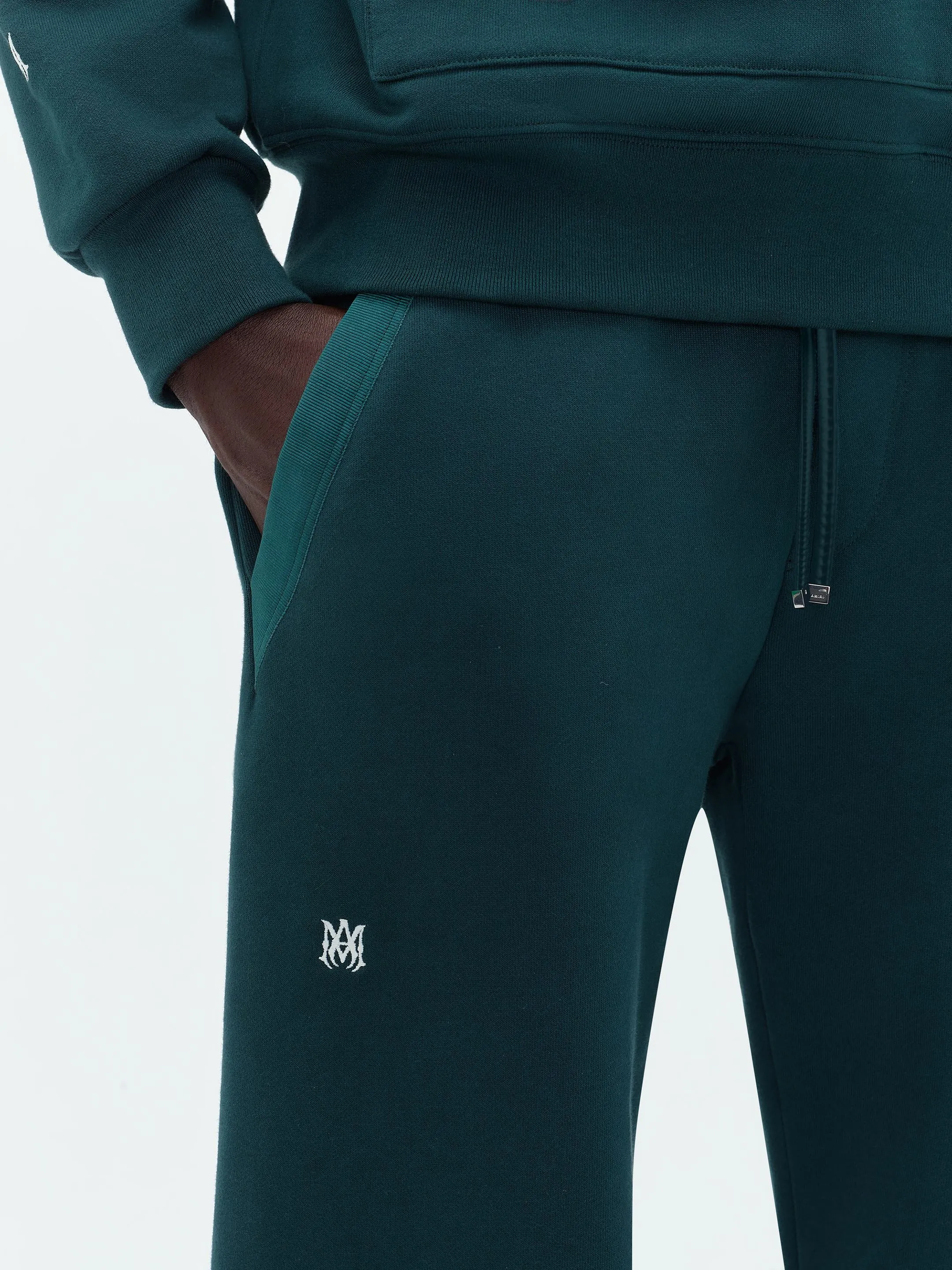 AMIRI STAGGERED SWEATPANT - Rain Forest sold by AMIRI product image thumbnail 5