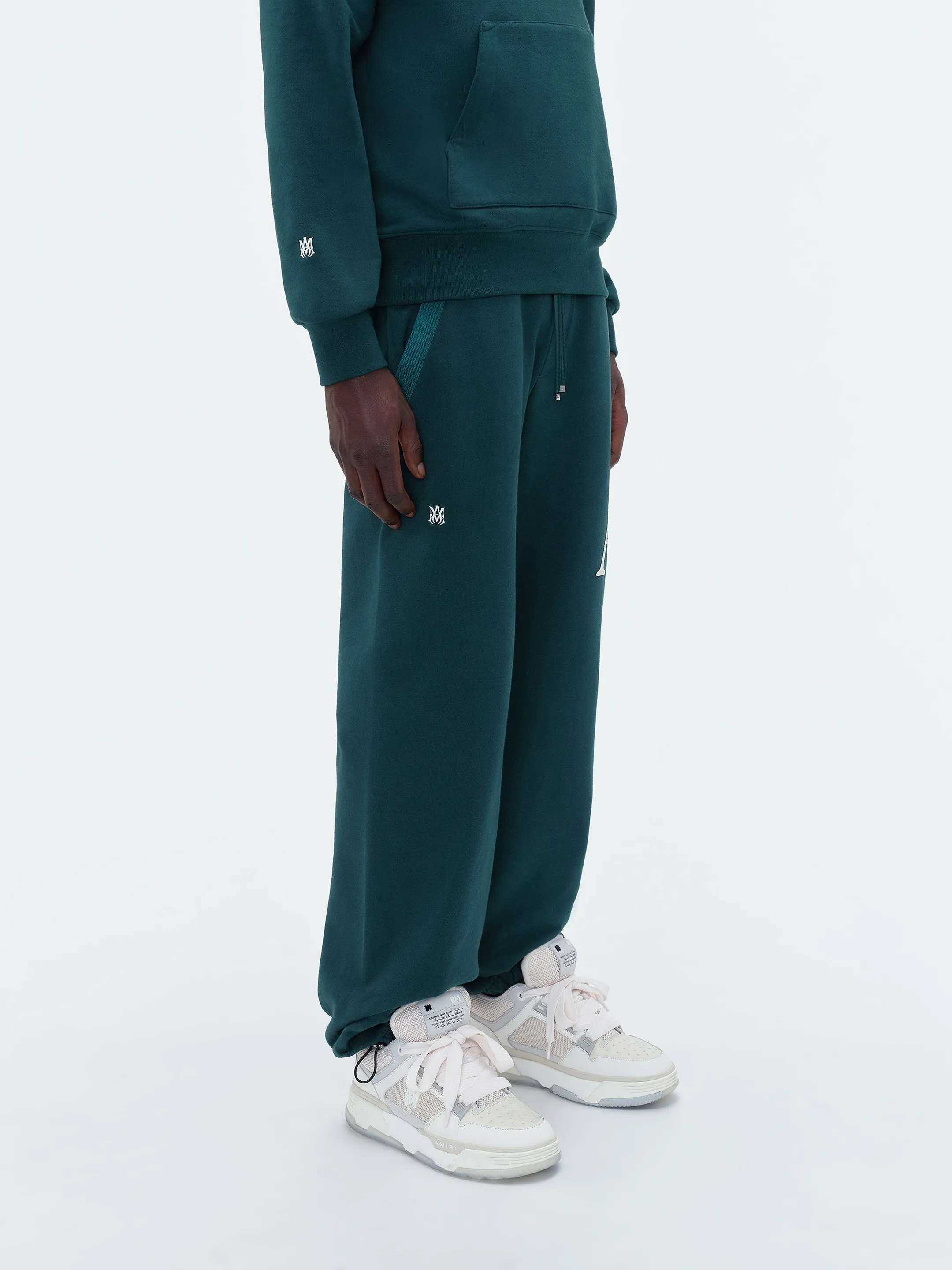 AMIRI STAGGERED SWEATPANT - Rain Forest sold by AMIRI product image thumbnail 3