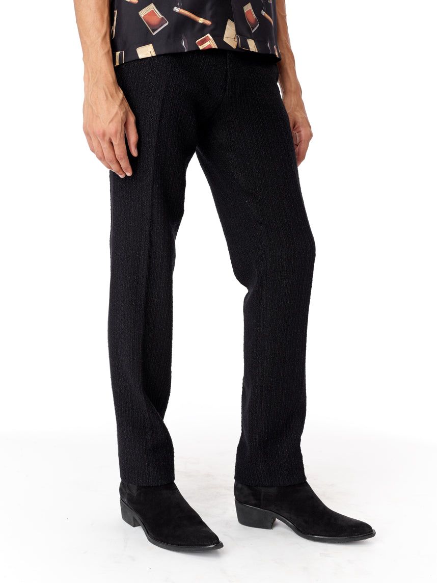 Boucle Track Pant - Black sold by AMIRI product image thumbnail 3
