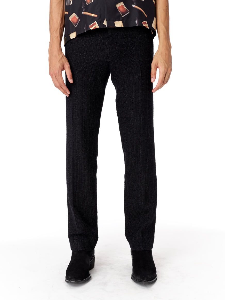 Boucle Track Pant - Black sold by AMIRI