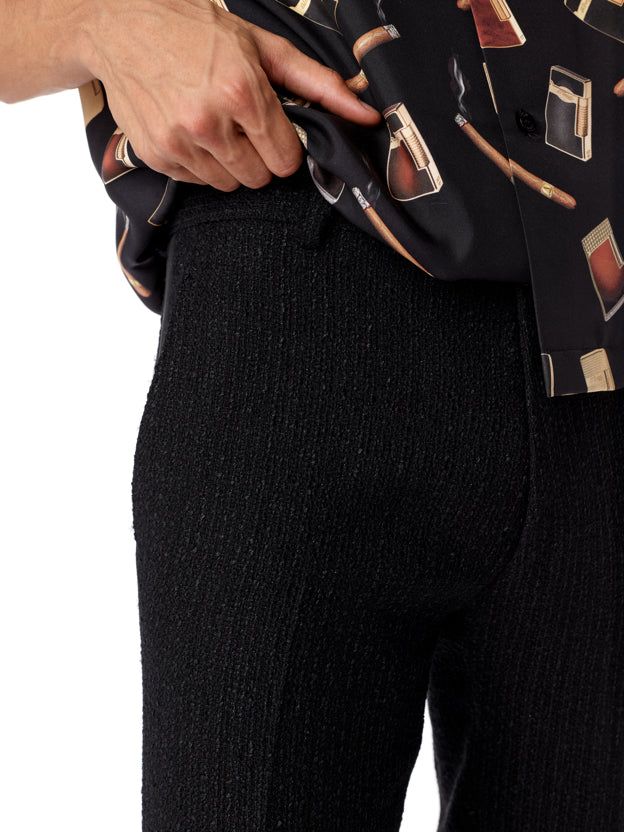 Boucle Track Pant - Black sold by AMIRI product image thumbnail 2