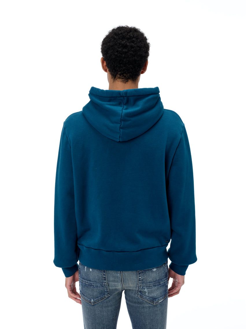 AMIRI Classic Logo Hoodie - Petrol Blue sold by AMIRI product image thumbnail 5