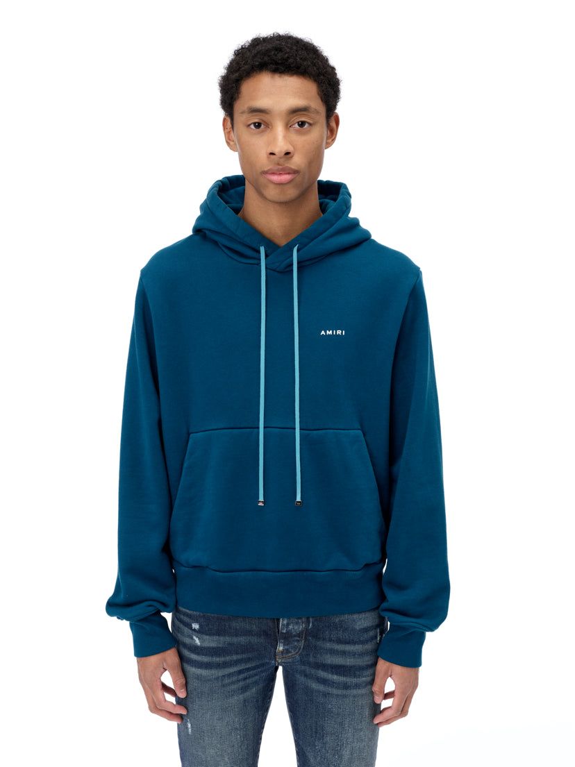 AMIRI Classic Logo Hoodie - Petrol Blue sold by AMIRI product image thumbnail 2