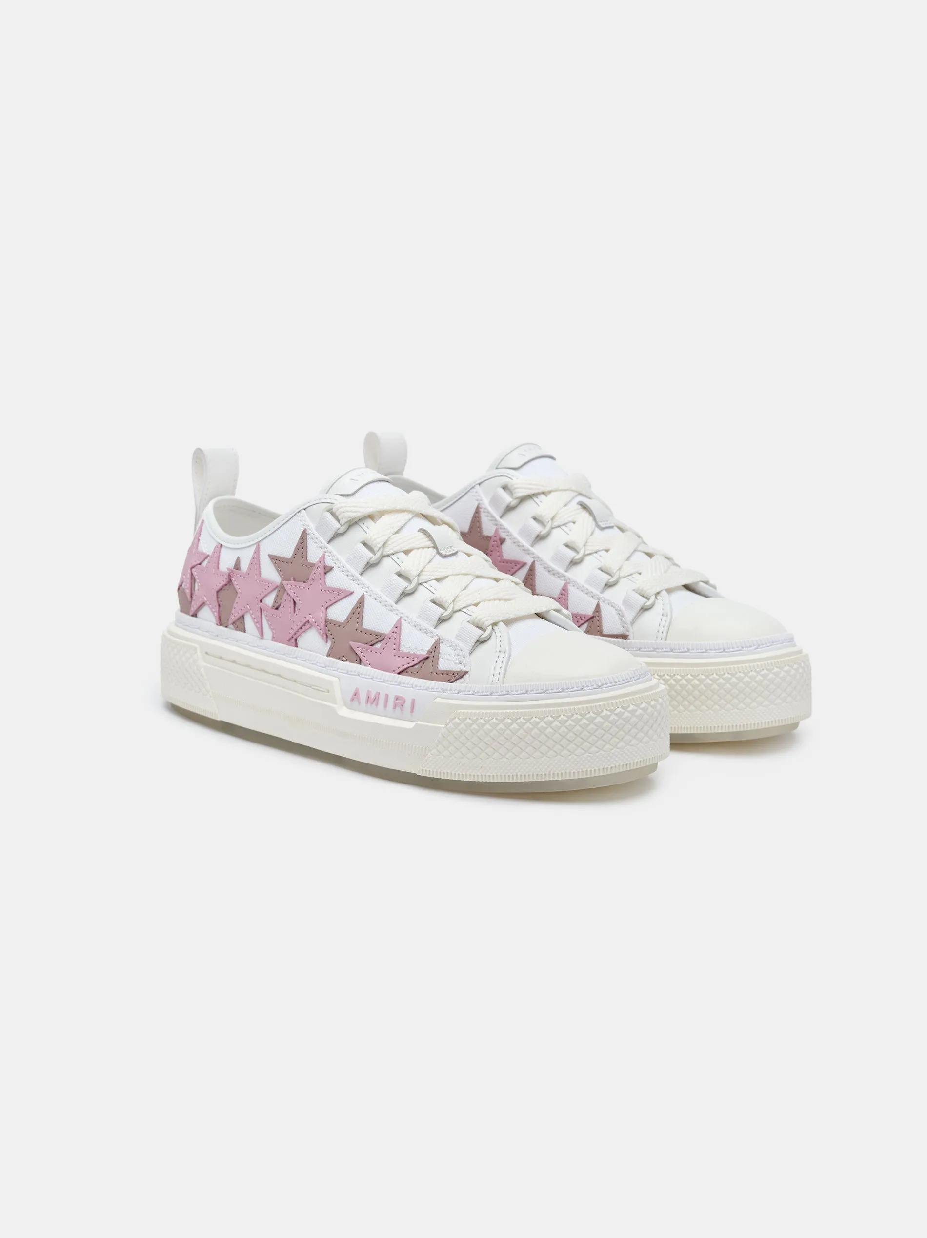 WOMEN- WOMEN'S STARS COURT LOW - WHITE/PINK sold by AMIRI product image thumbnail 2