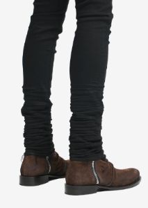 Stack Boot Chocolate sold by AMIRI