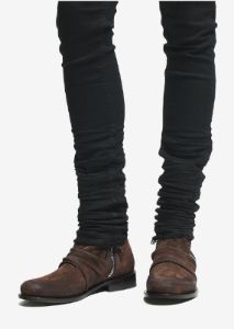 Stack Boot Chocolate sold by AMIRI