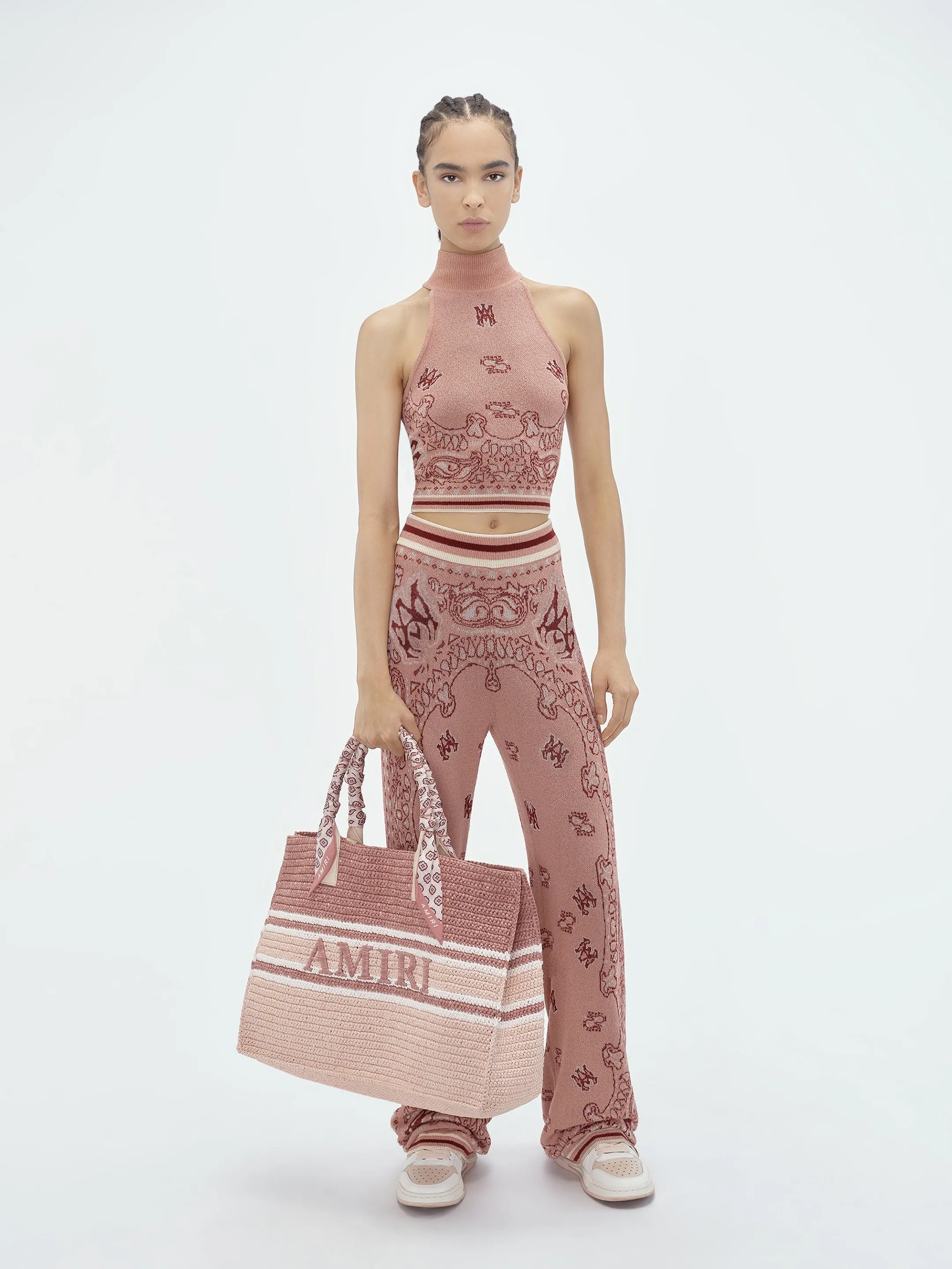 WOMEN - BANDANA MOCK NECK TANK - Cork sold by AMIRI product image thumbnail 2