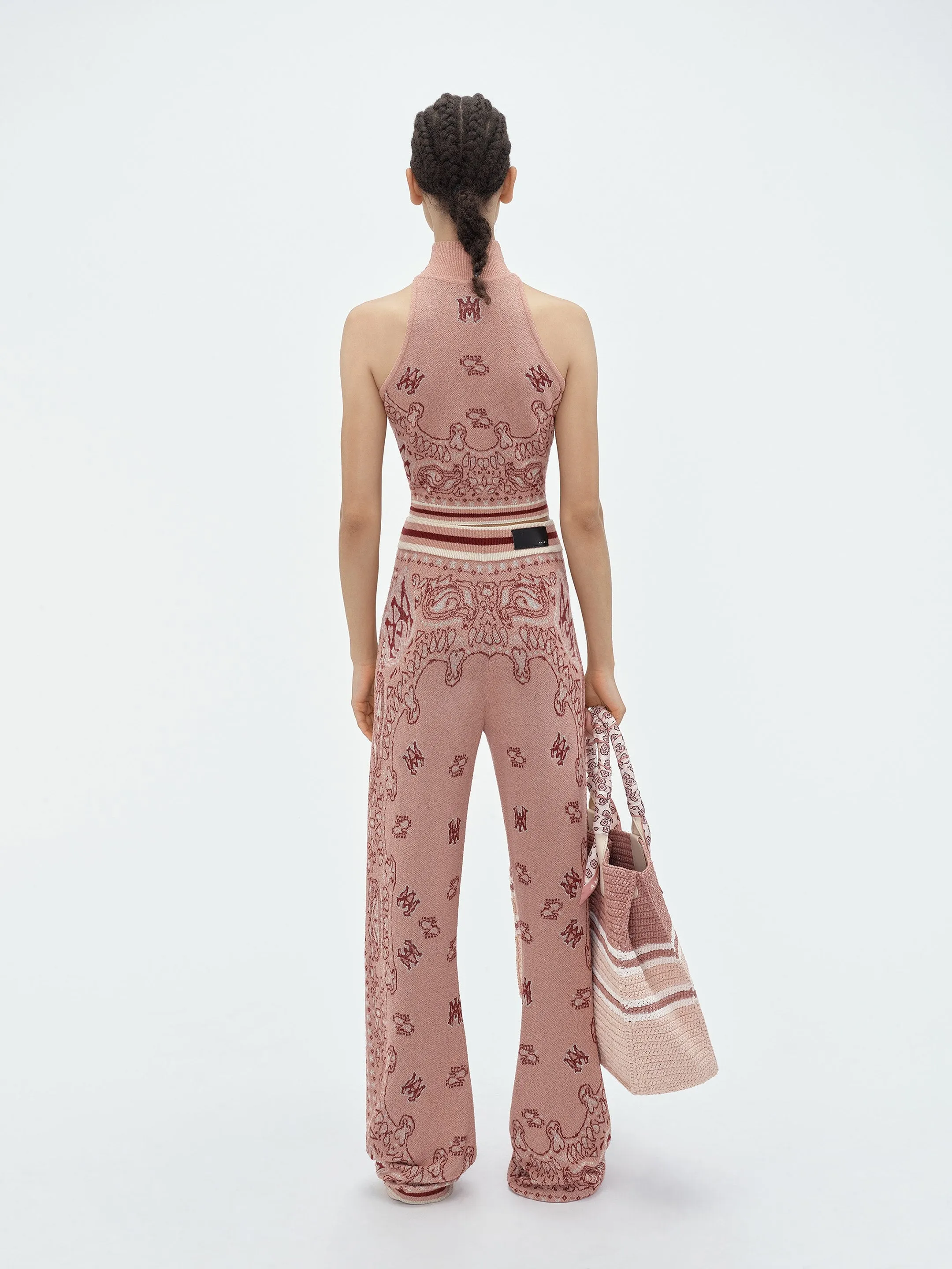 WOMEN - BANDANA MOCK NECK TANK - Cork sold by AMIRI product image thumbnail 4