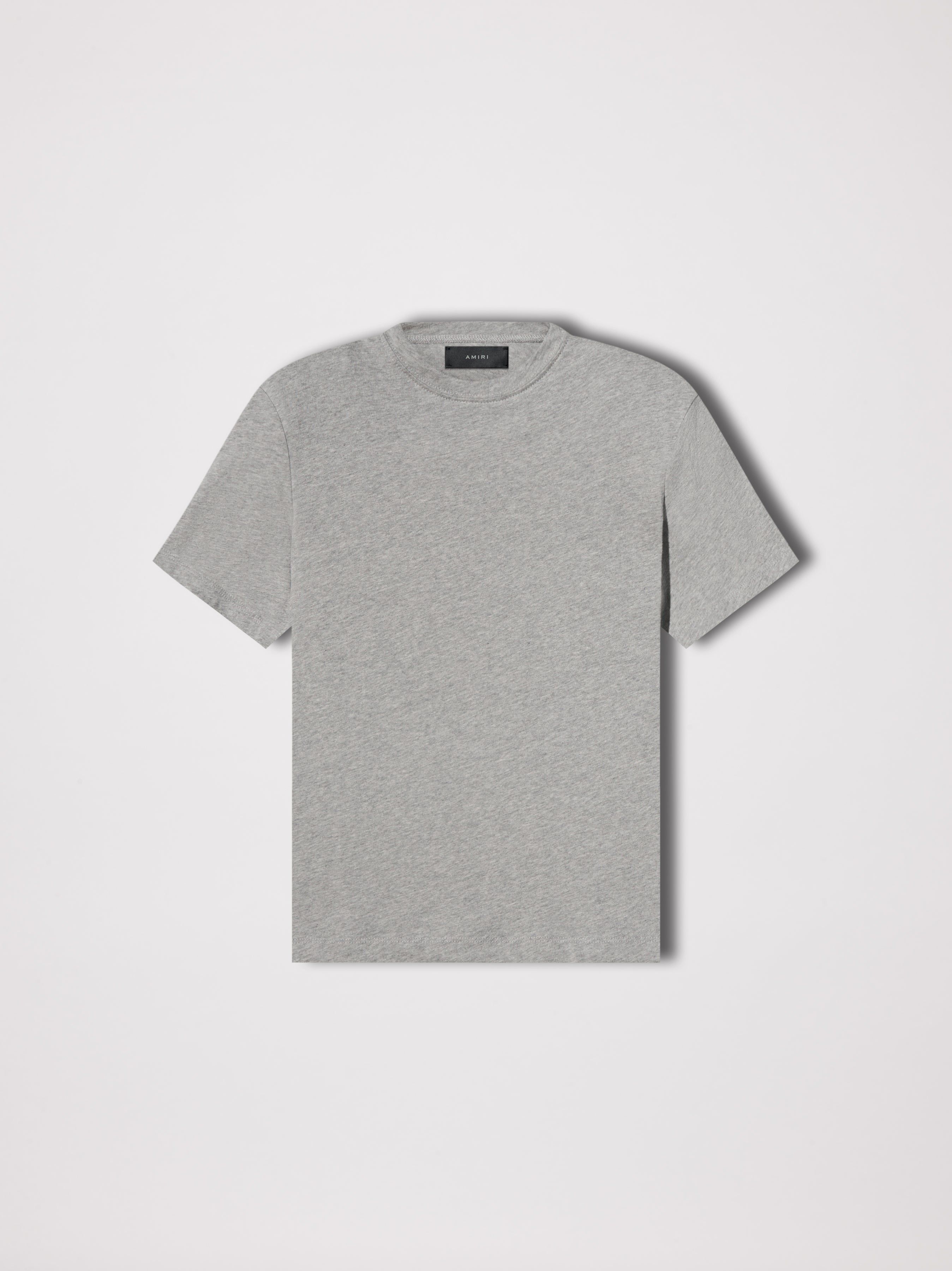 WOMEN - STRONG SHOULDER TEE - HEATHER GREY sold by AMIRI