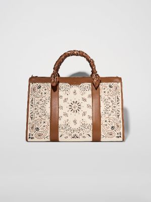 CANVAS BANDANA WEEKENDER - IVORY / BROWN made by AMIRI