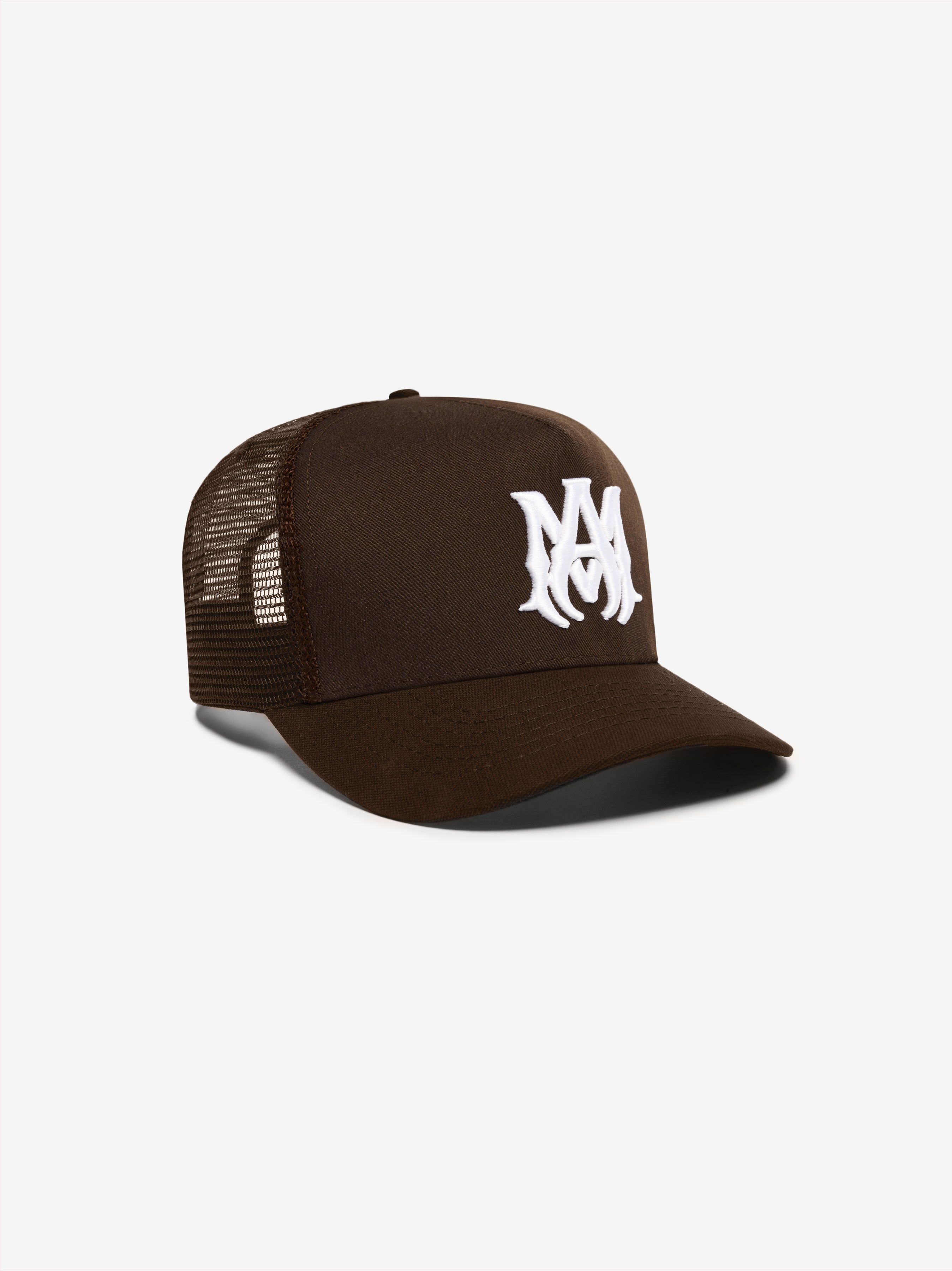 M.A. TRUCKER HAT - BROWN WHITE sold by AMIRI product image thumbnail 2