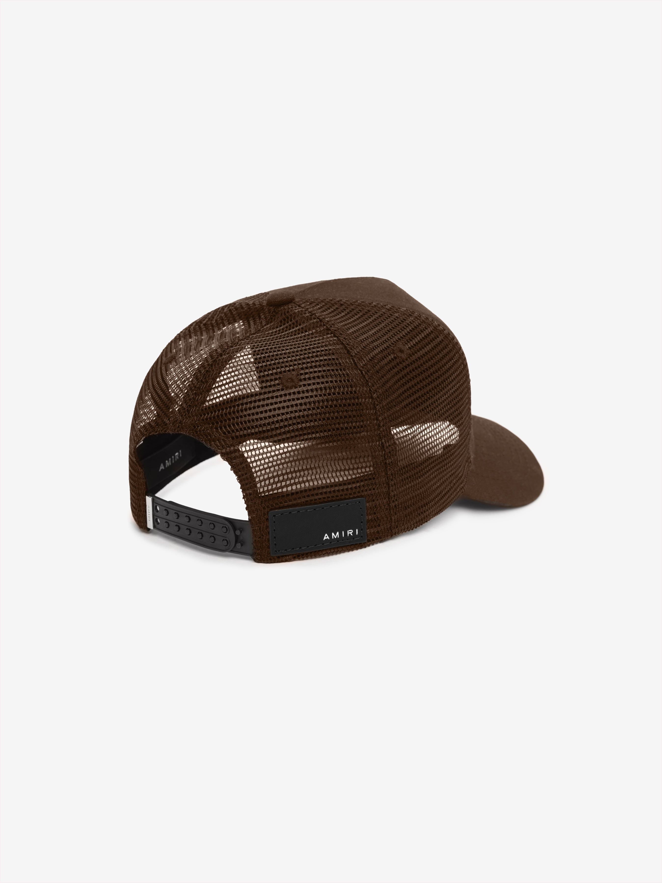 M.A. TRUCKER HAT - BROWN WHITE sold by AMIRI product image thumbnail 3
