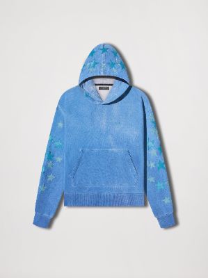 PIGMENT SPRAY STAR HOODIE - HEATHER PURPLE | Parallel