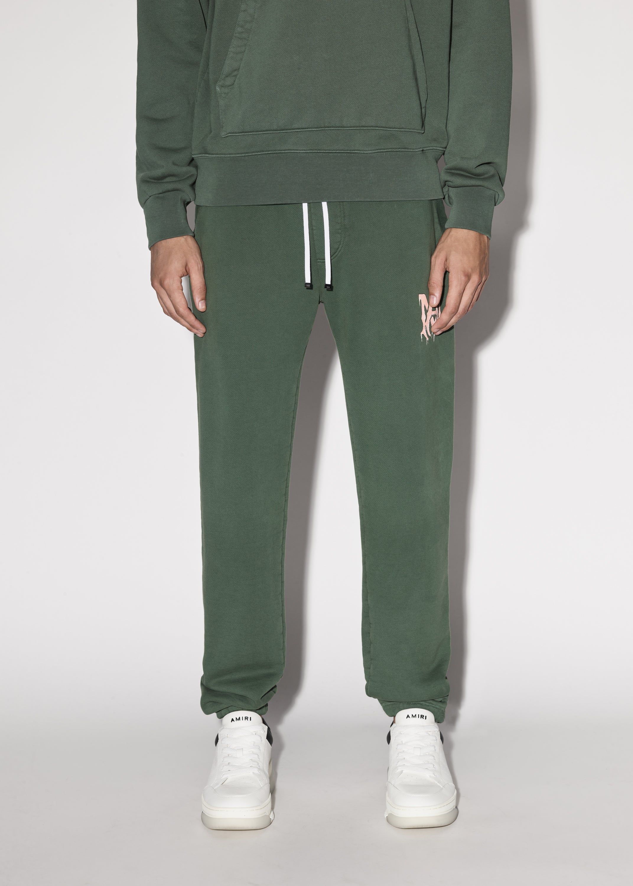 M.A. WATERCOLOR SWEATPANTS - GREEN PEACH sold by AMIRI product image thumbnail 2