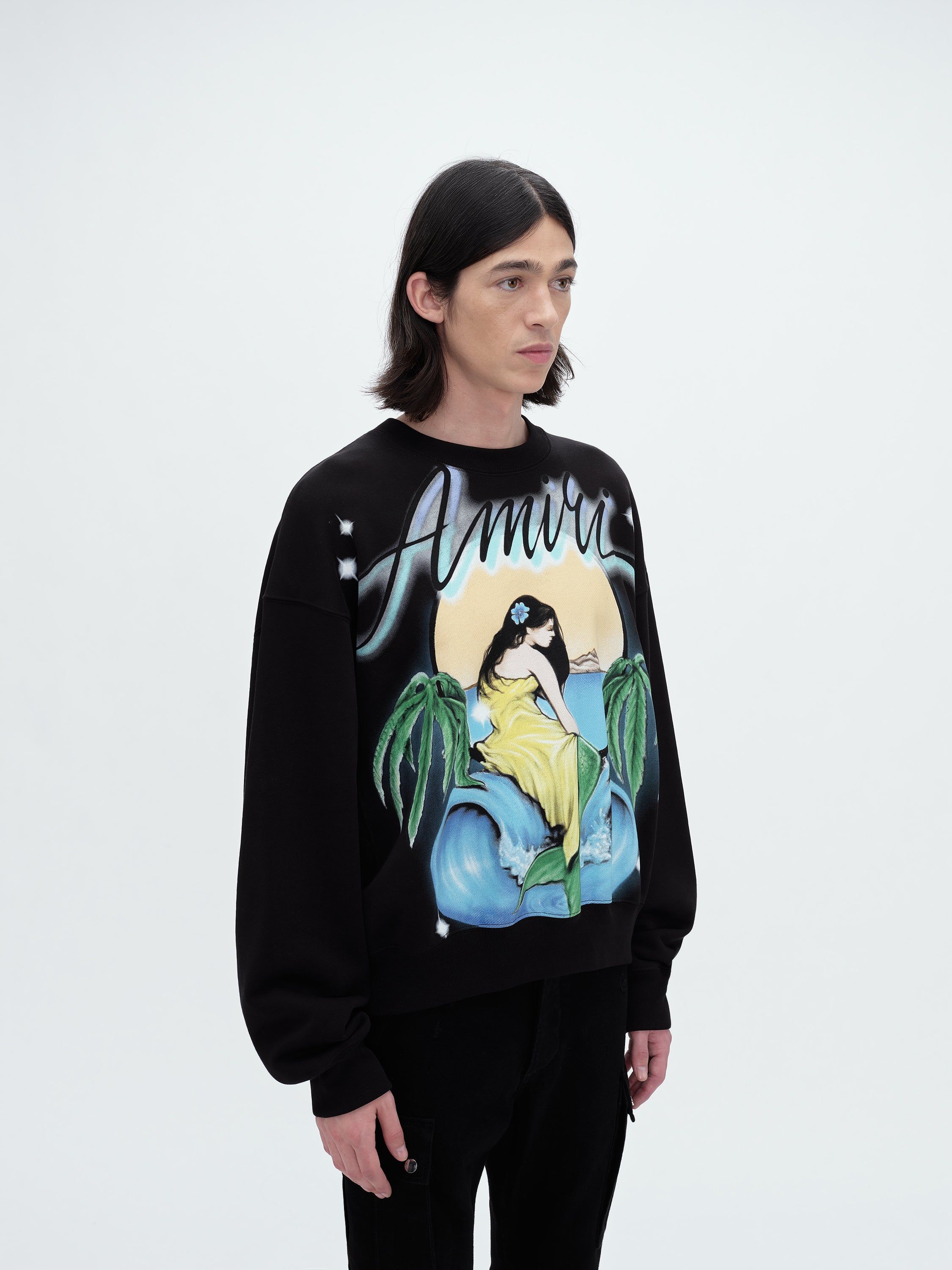 AMIRI MERMAID CREWNECK - BLACK sold by AMIRI product image thumbnail 4