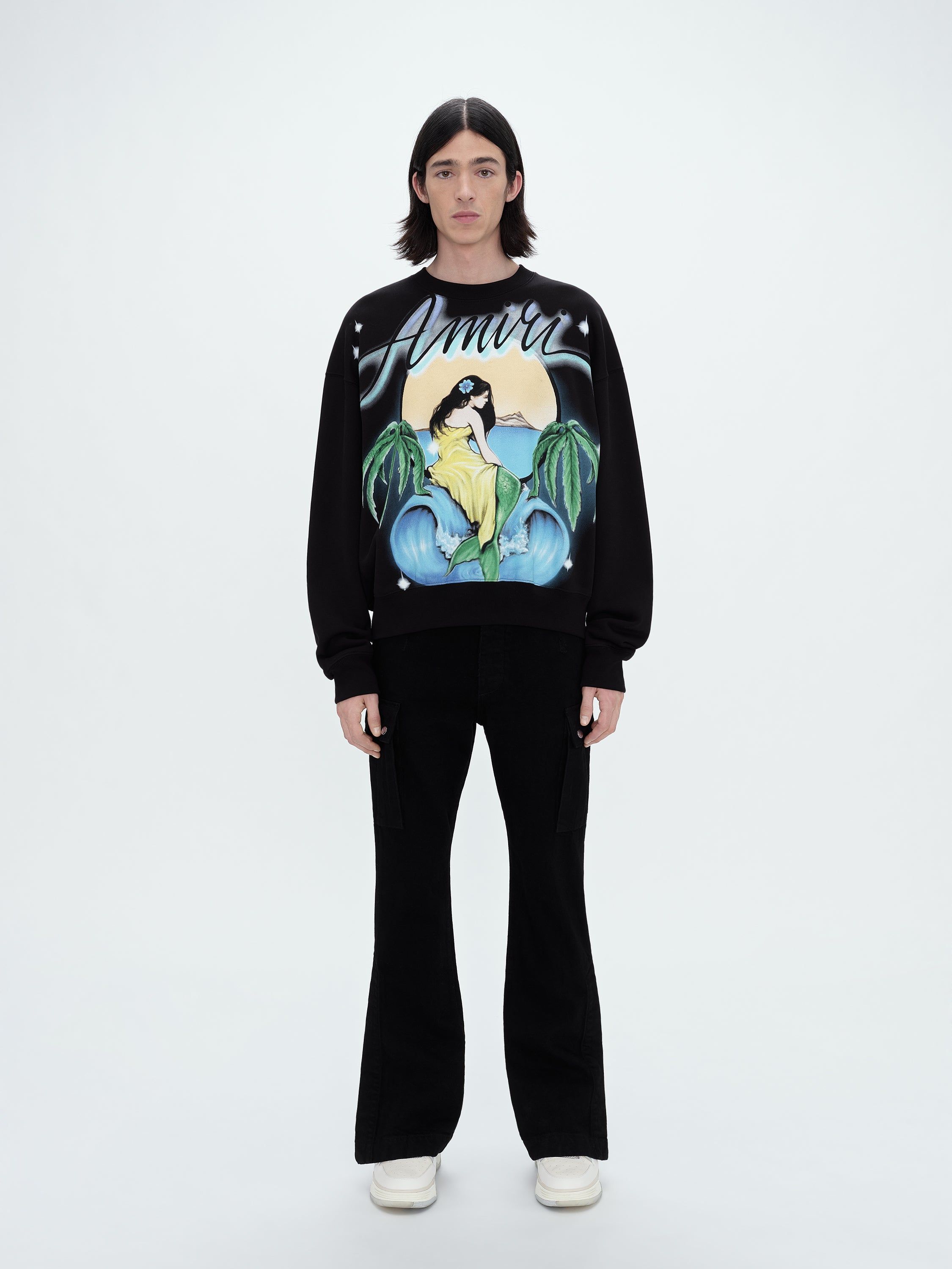 AMIRI MERMAID CREWNECK - BLACK sold by AMIRI product image thumbnail 2