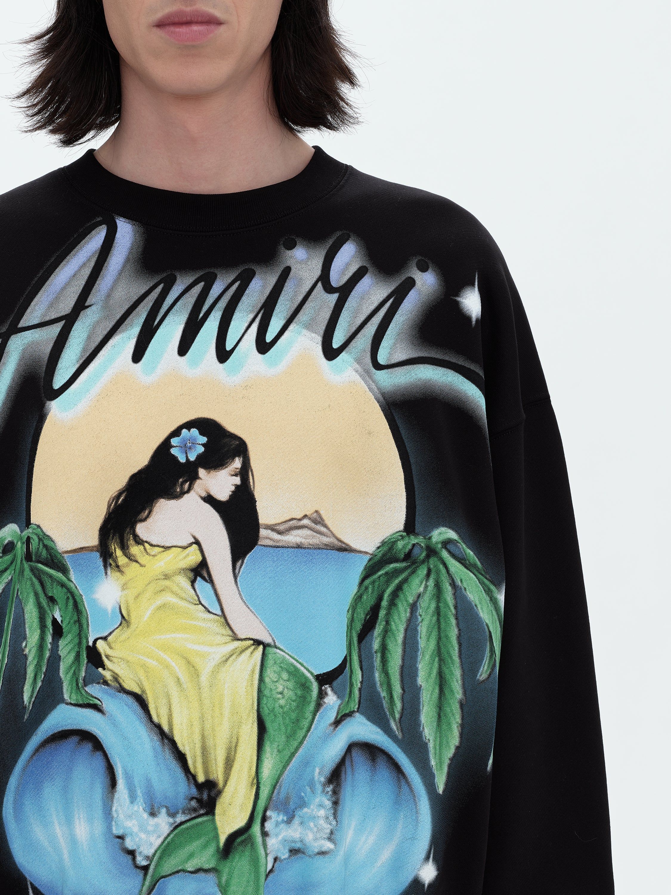 AMIRI MERMAID CREWNECK - BLACK sold by AMIRI product image thumbnail 6