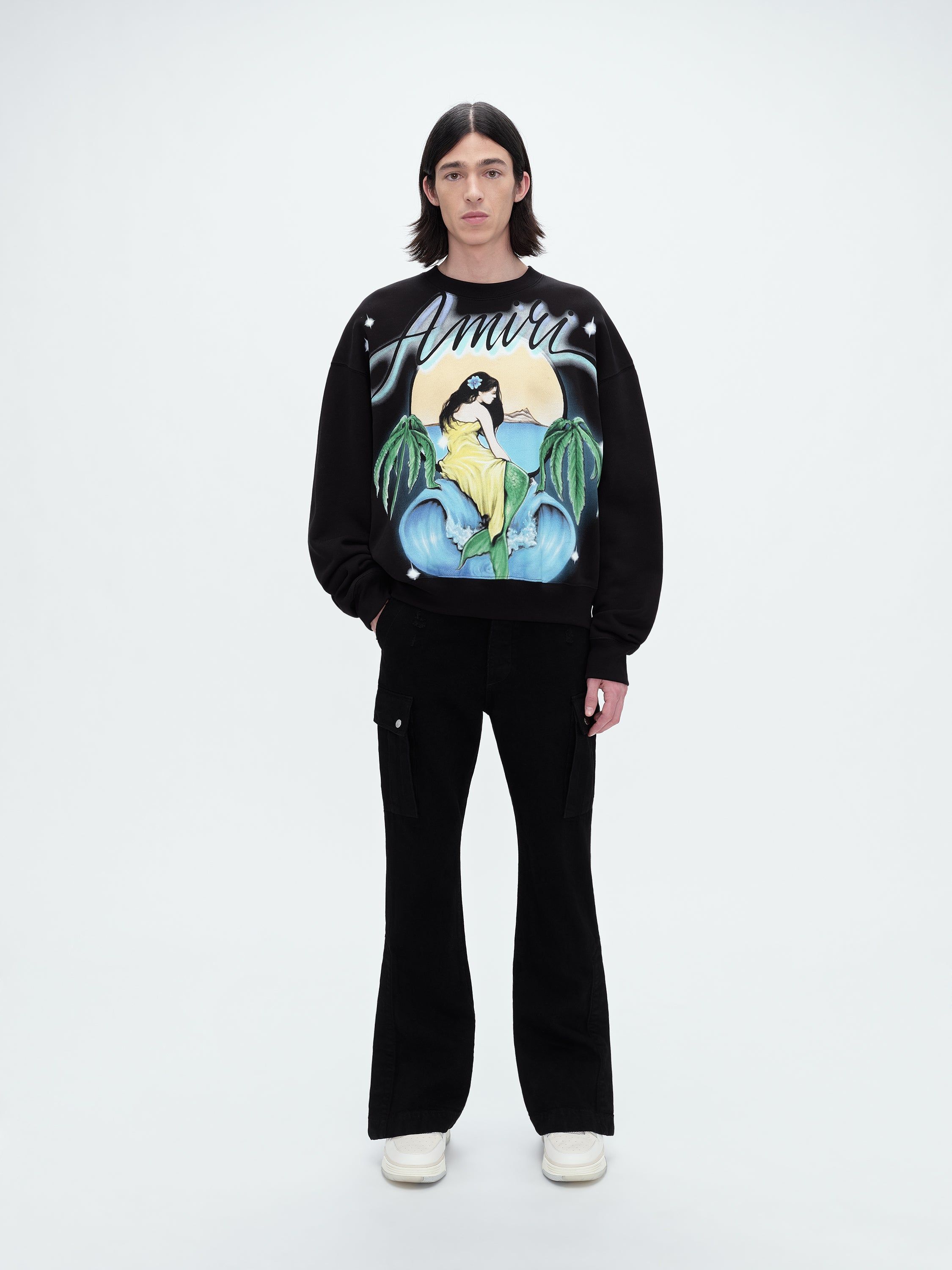 AMIRI MERMAID CREWNECK - BLACK sold by AMIRI product image thumbnail 3