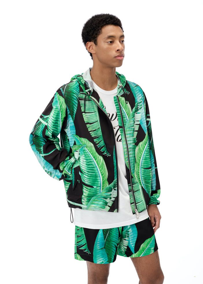AMIRI Banana Leaves Hood Parka - Black sold by AMIRI product image thumbnail 3