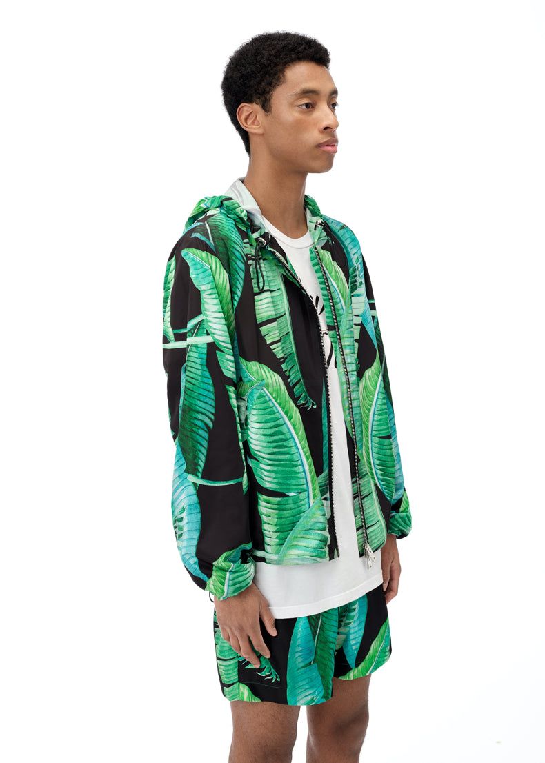 AMIRI Banana Leaves Hood Parka - Black sold by AMIRI product image thumbnail 4