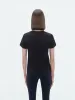 WOMEN - CORE LOGO SLIM FIT TEE - Black sold by AMIRI