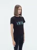 WOMEN - CORE LOGO SLIM FIT TEE - Black sold by AMIRI