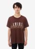 AMIRI CRYSTAL CORE LOGO PAINTER TEE - BROWN sold by AMIRI