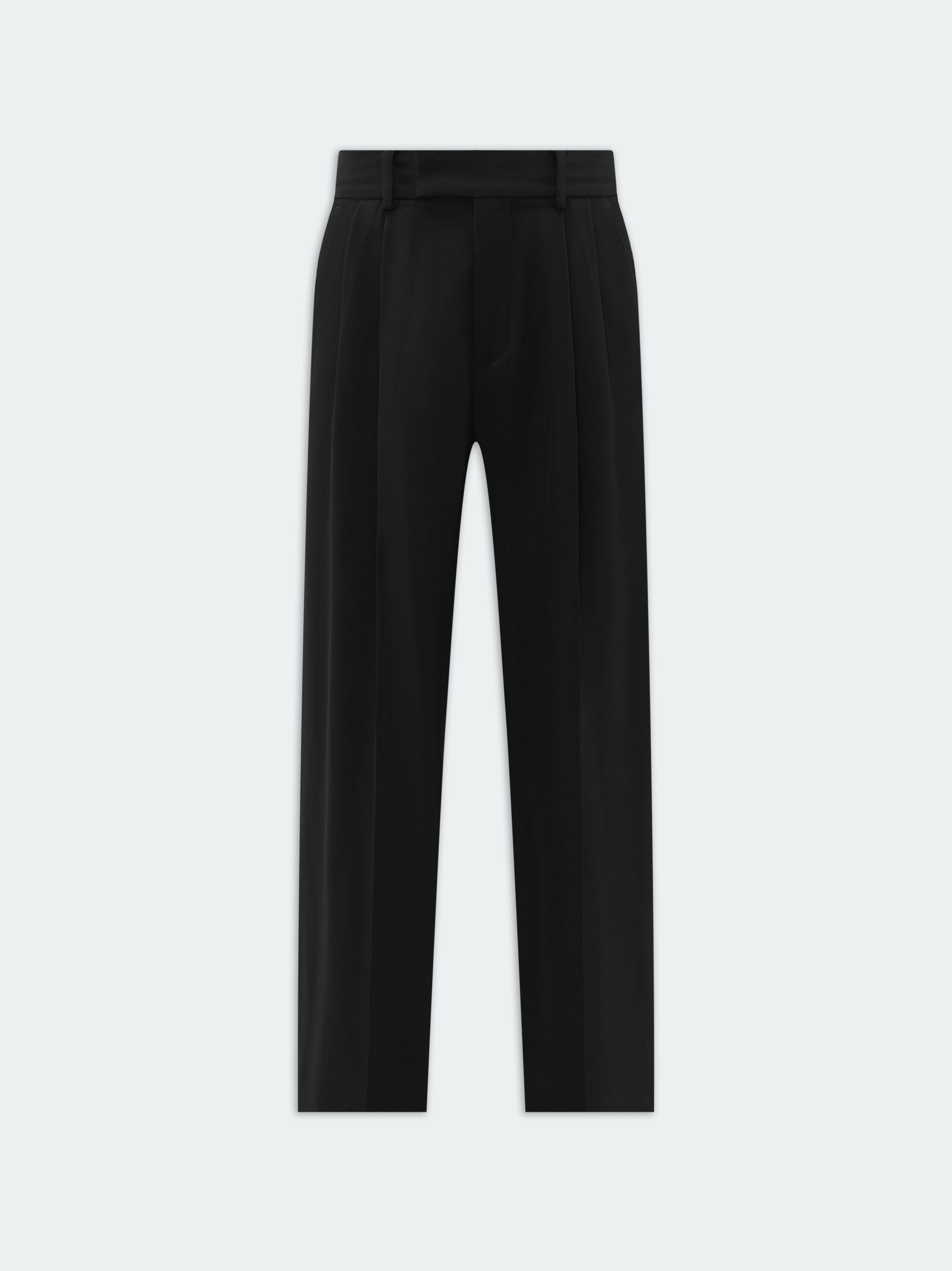 DOUBLE PLEATED PANT - Stretch Limo sold by AMIRI
