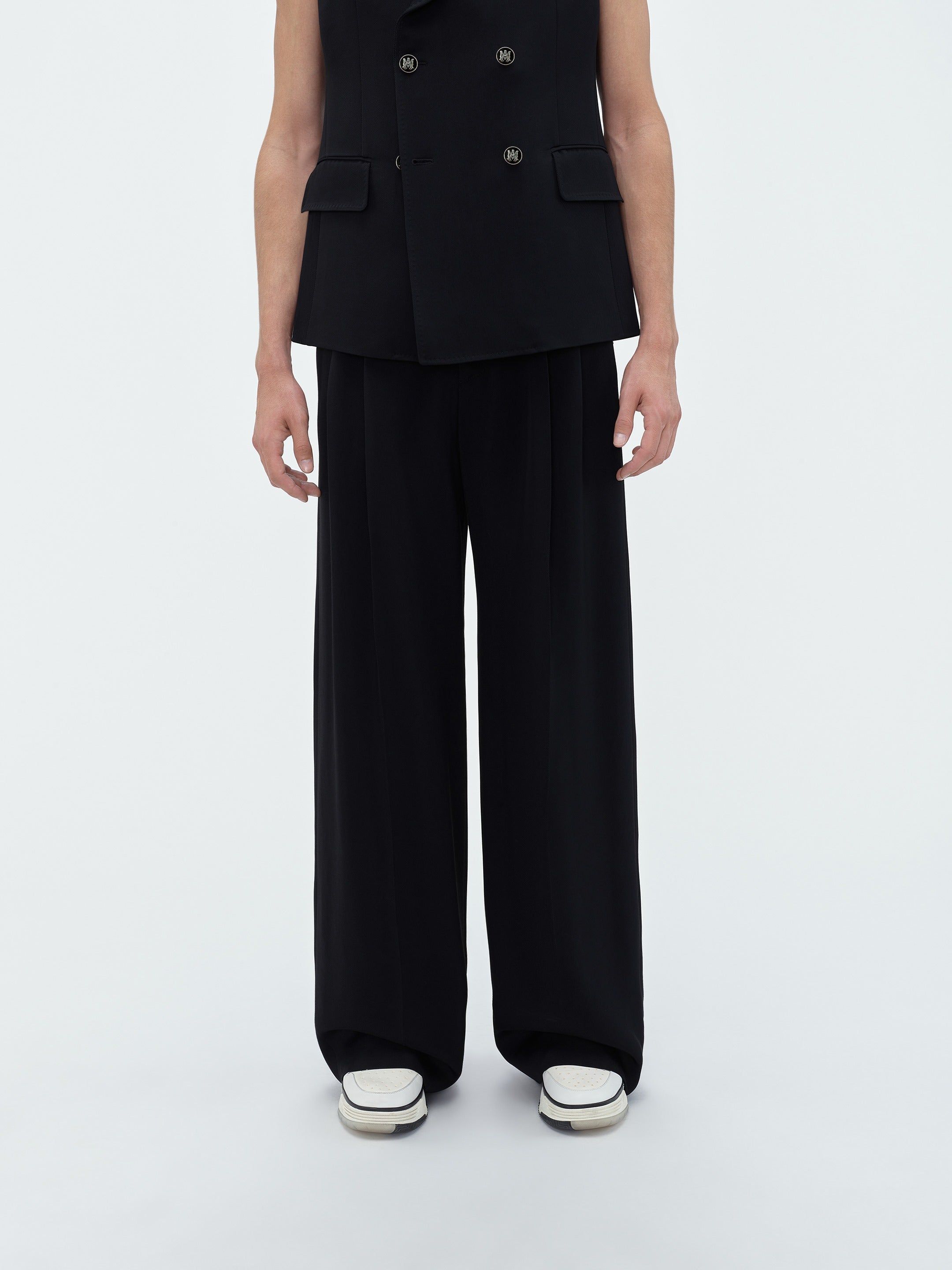 DOUBLE PLEATED PANT - Stretch Limo sold by AMIRI product image thumbnail 3