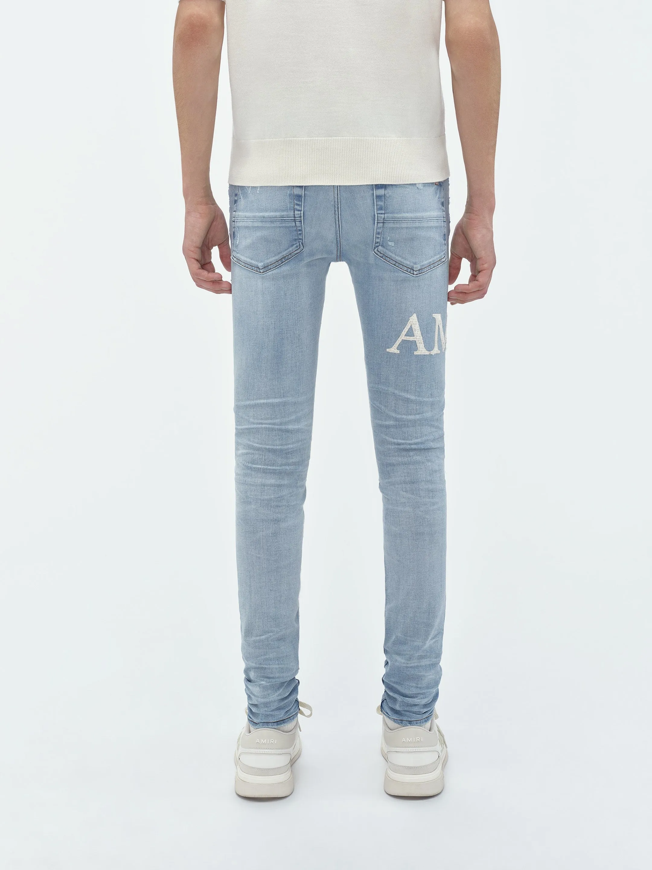BOUCLE LOGO MX1 JEAN - Perfect Indigo sold by AMIRI product image thumbnail 5
