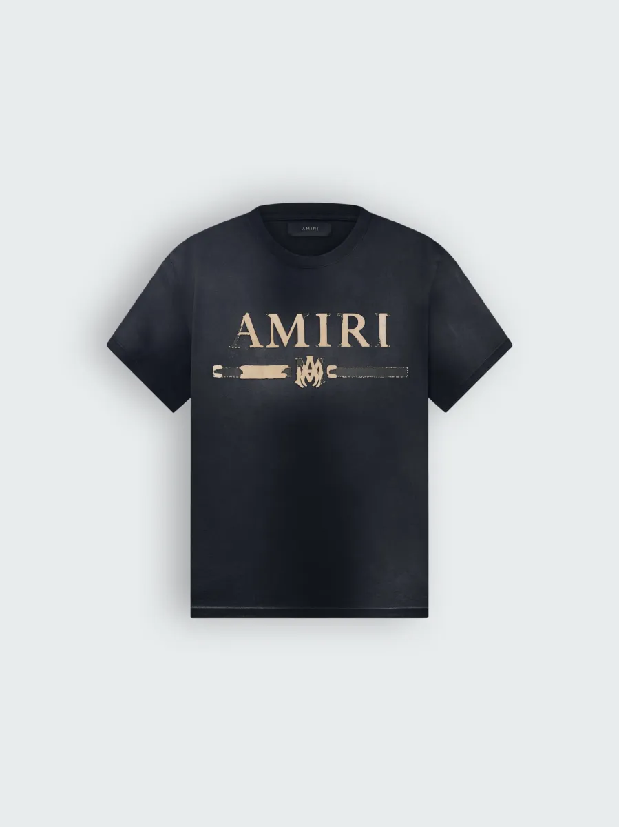 AMIRI M.A. BAR APPLIQUE TEE - BLACK | Parallel