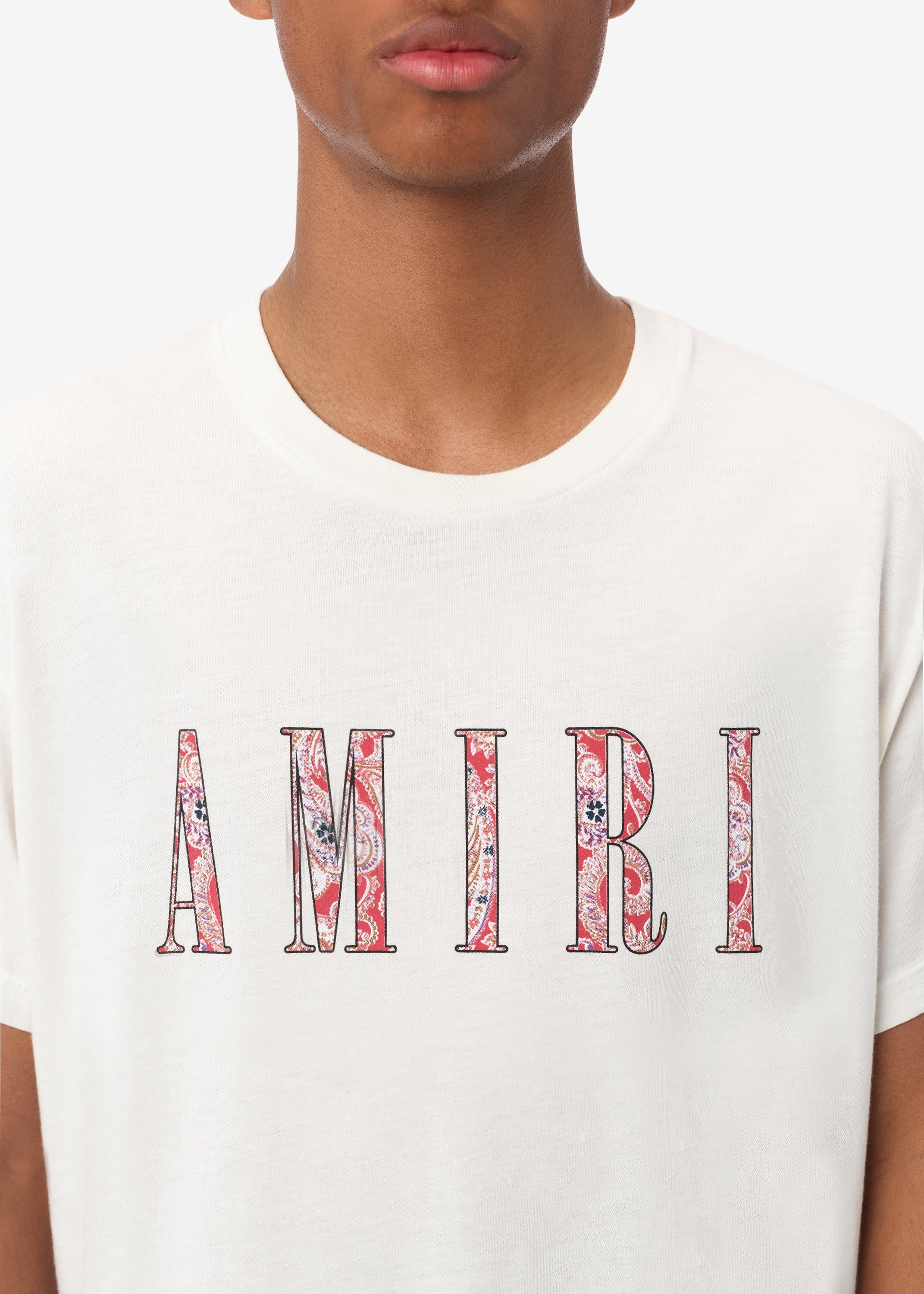 PAISLEY LOGO TEE - WHITE sold by AMIRI product image thumbnail 5