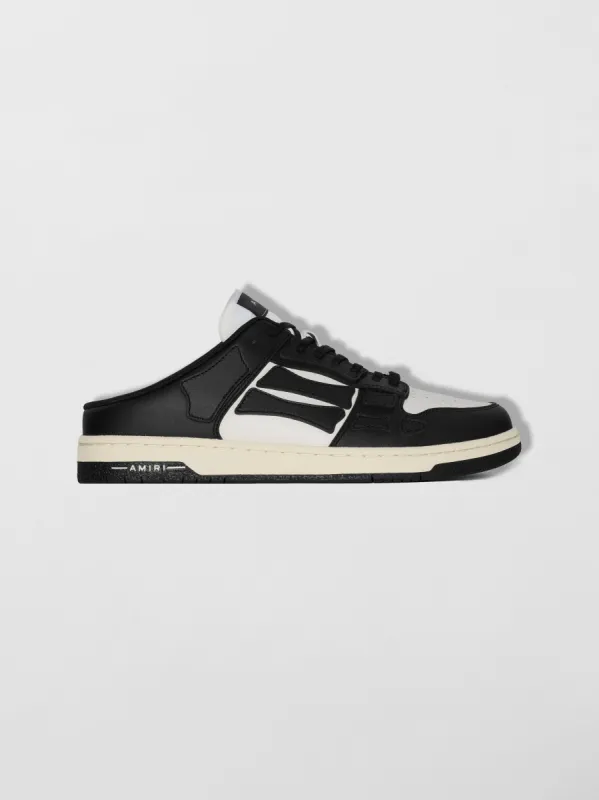 SKEL TOP LOW SLIP ON - BLACK_WHITE sold by AMIRI
