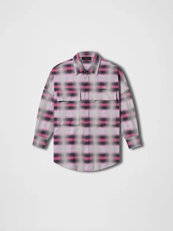 WOMEN - OVERSIZED SHIRT - FUSCHIA sold by AMIRI