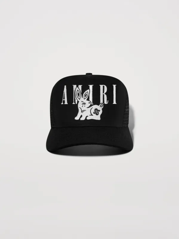 BANDANA RABBIT TRUCKER - BLACK made by AMIRI