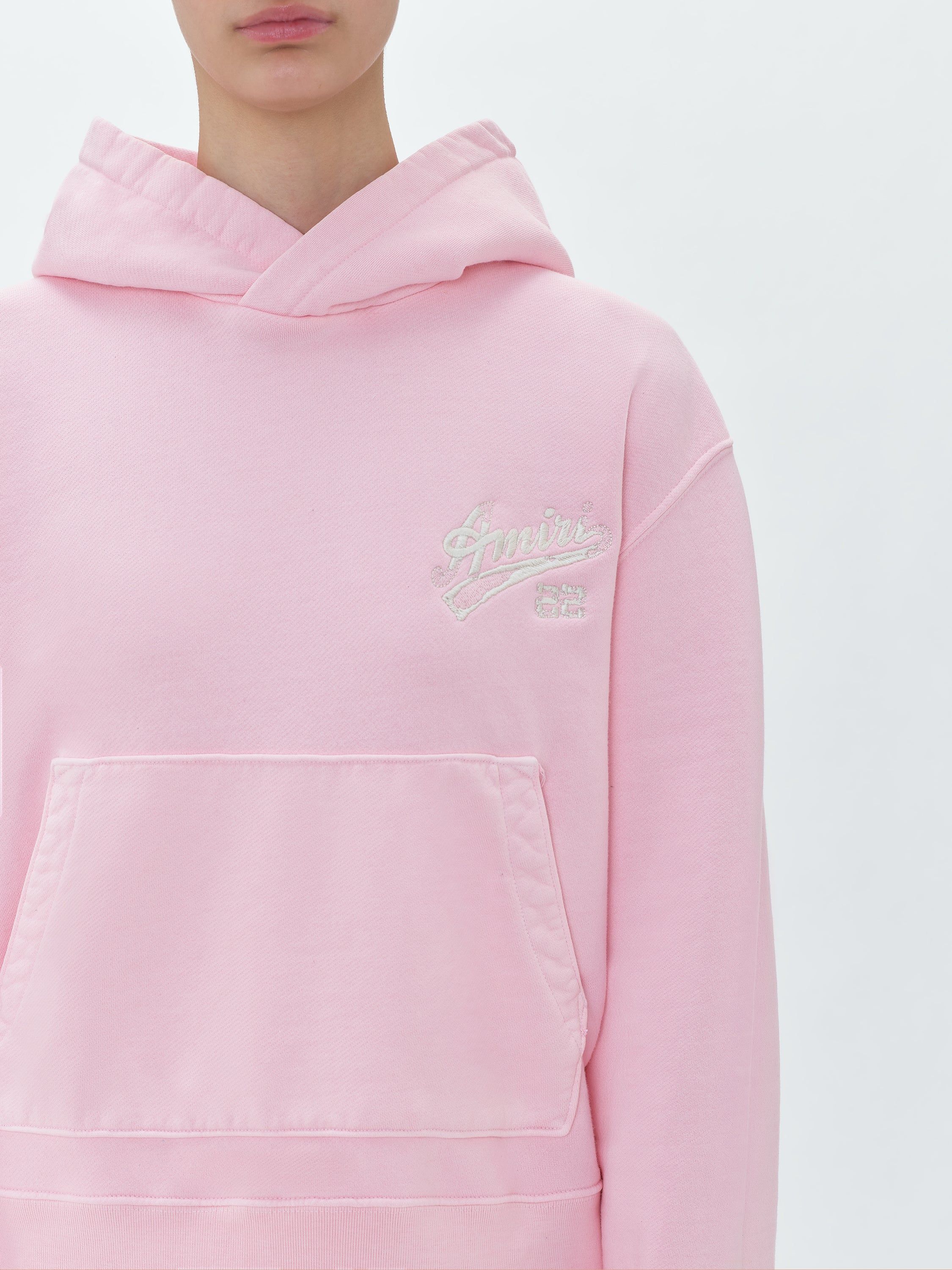 【AMIRI】22 ロゴ スウェット ピンク WOMEN - AMIRI 22 HOODIE - PINK | Parallel