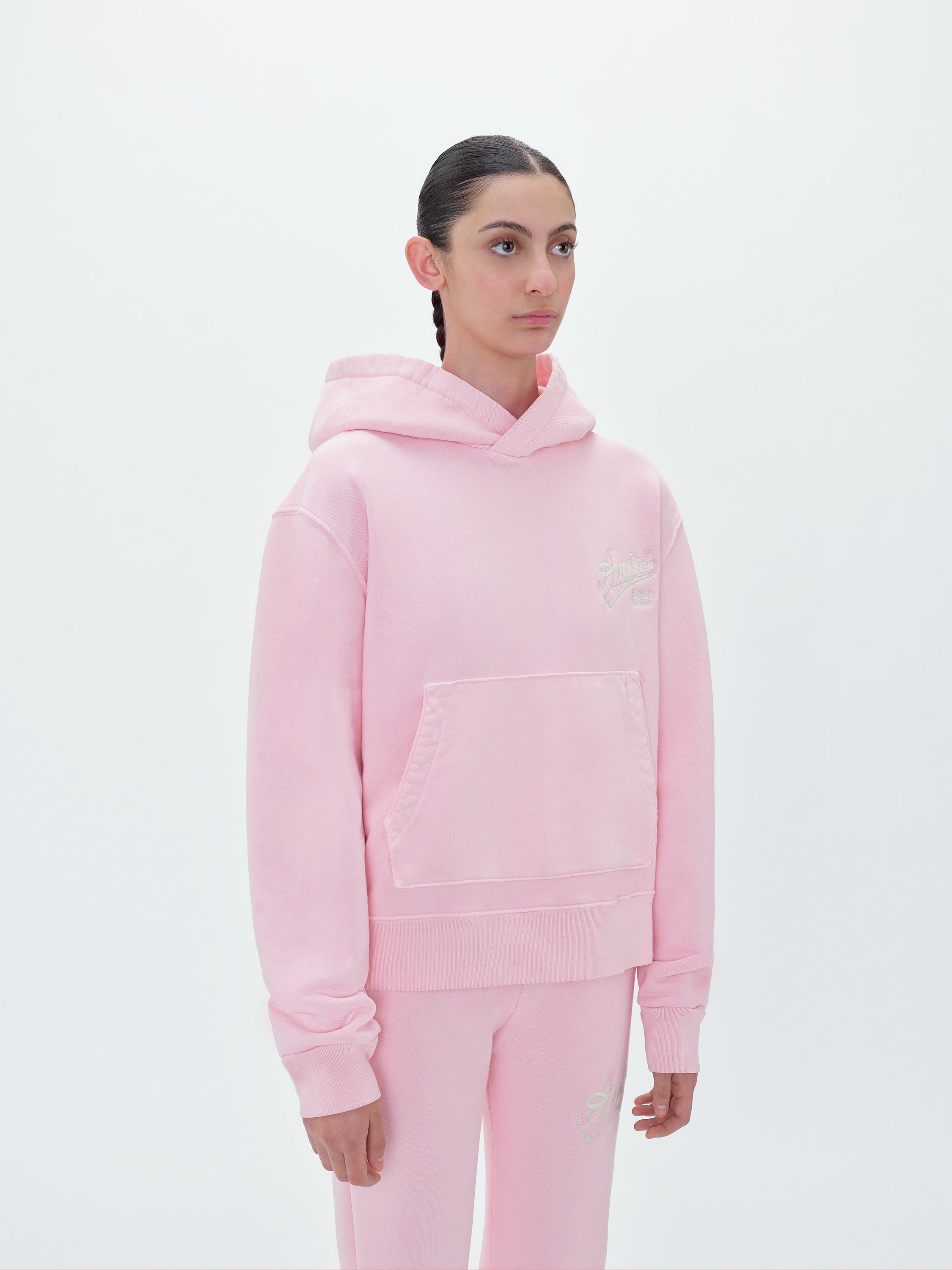 WOMEN - AMIRI 22 HOODIE - PINK sold by AMIRI product image thumbnail 3