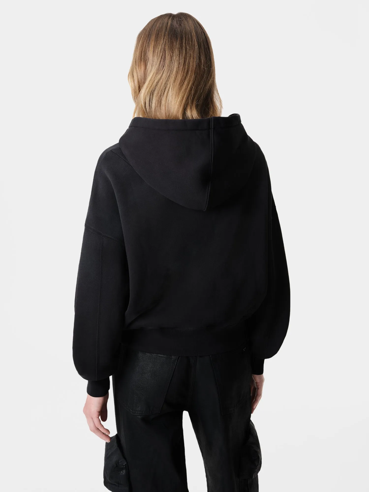 WOMEN - WOMEN'S HOLLYWOOD HOODIE - Faded Black sold by AMIRI product image thumbnail 3